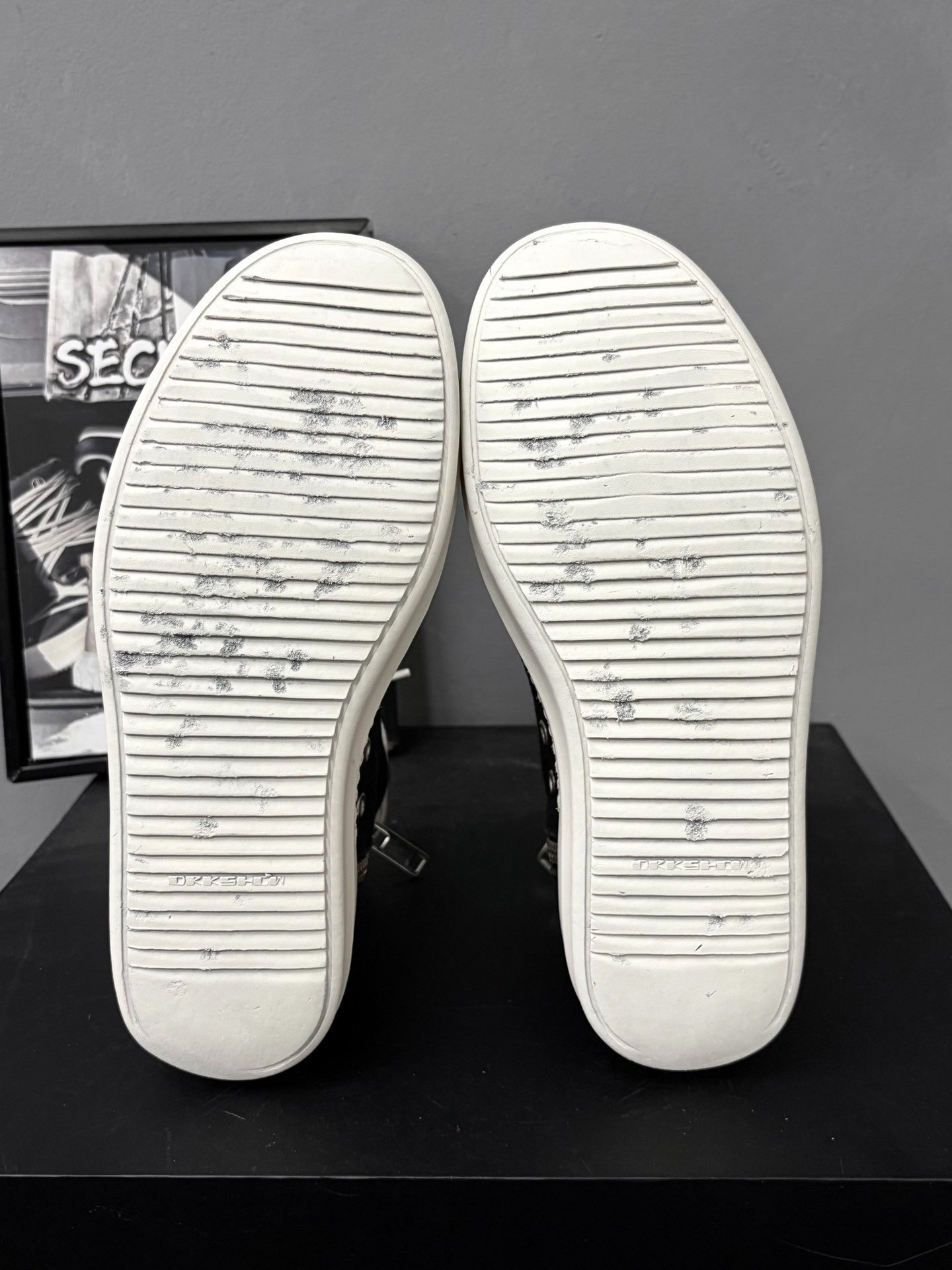Rick Owens Drkshdw Rick Owens Drkshd Canvas High-Top Size US 7 / EU 40 - 8 Thumbnail