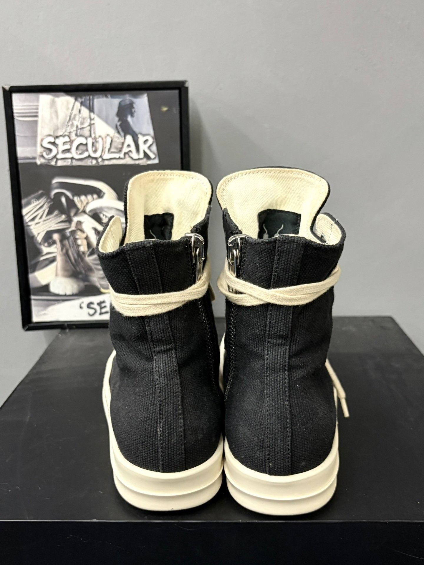 Rick Owens Drkshdw Rick Owens Drkshdw High-Top Sneakers Size US 6 / IT 36 - 7 Thumbnail