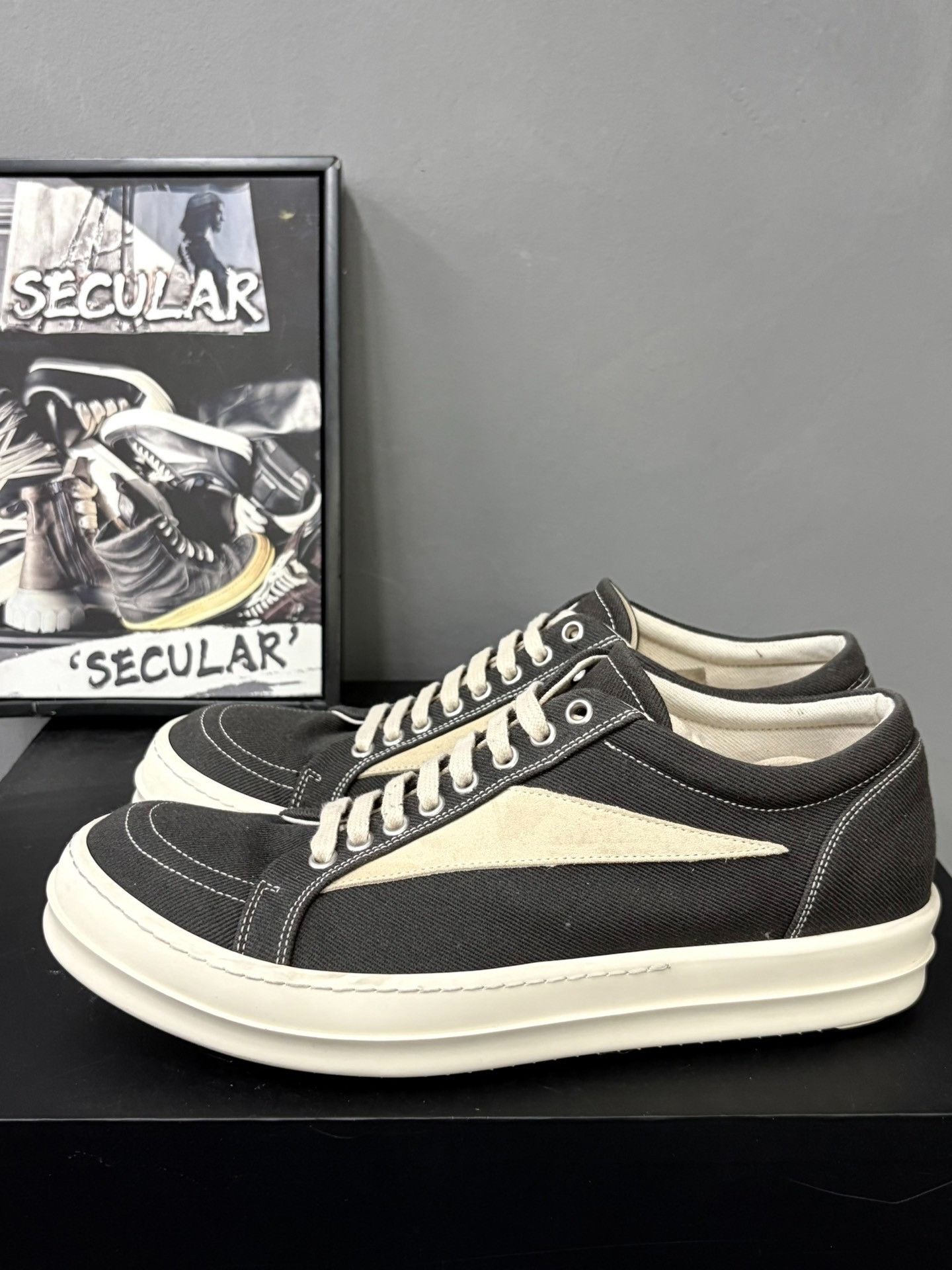 Rick Owens Rick Owens Inspired Low-Top Canvas Sneakers Size US 6 / IT 36 - 3 Thumbnail