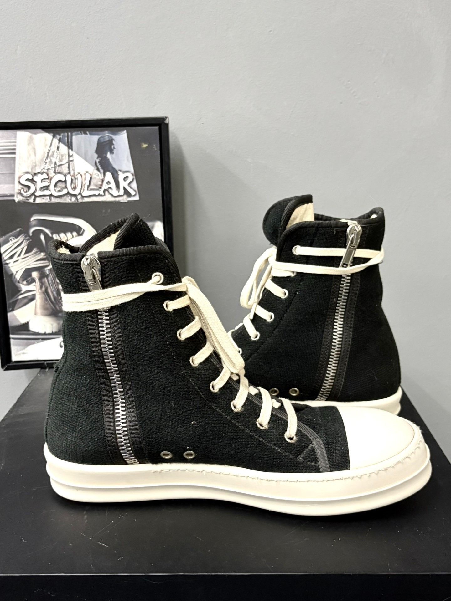 Rick Owens Drkshdw Rick Owens DRKSHDW High-Top Men's Sneakers Size US 8.5 / EU 41-42 - 6 Thumbnail
