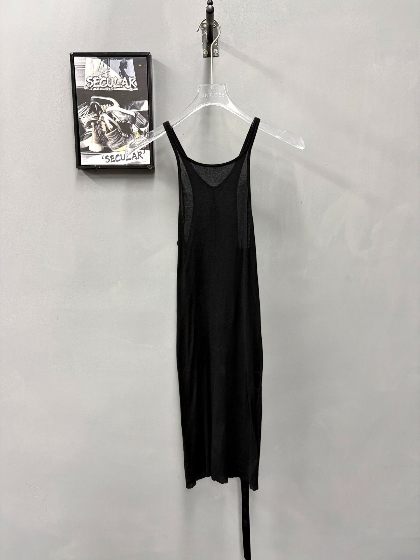 Rick Owens Drkshdw Rick Owens Drkshdw Slip Dress With Sash Size XS / US 0-2 / IT 36-38 - 3 Thumbnail