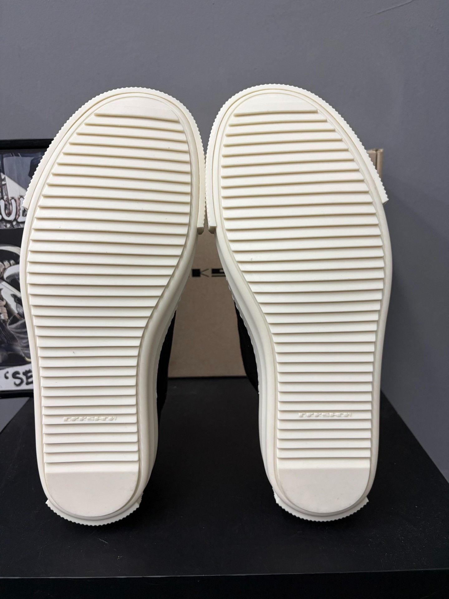 Rick Owens Drkshdw Rick Owens DRKSHDW TEMPLE Canvas Shoes Size US 6 / EU 39 - 8 Thumbnail