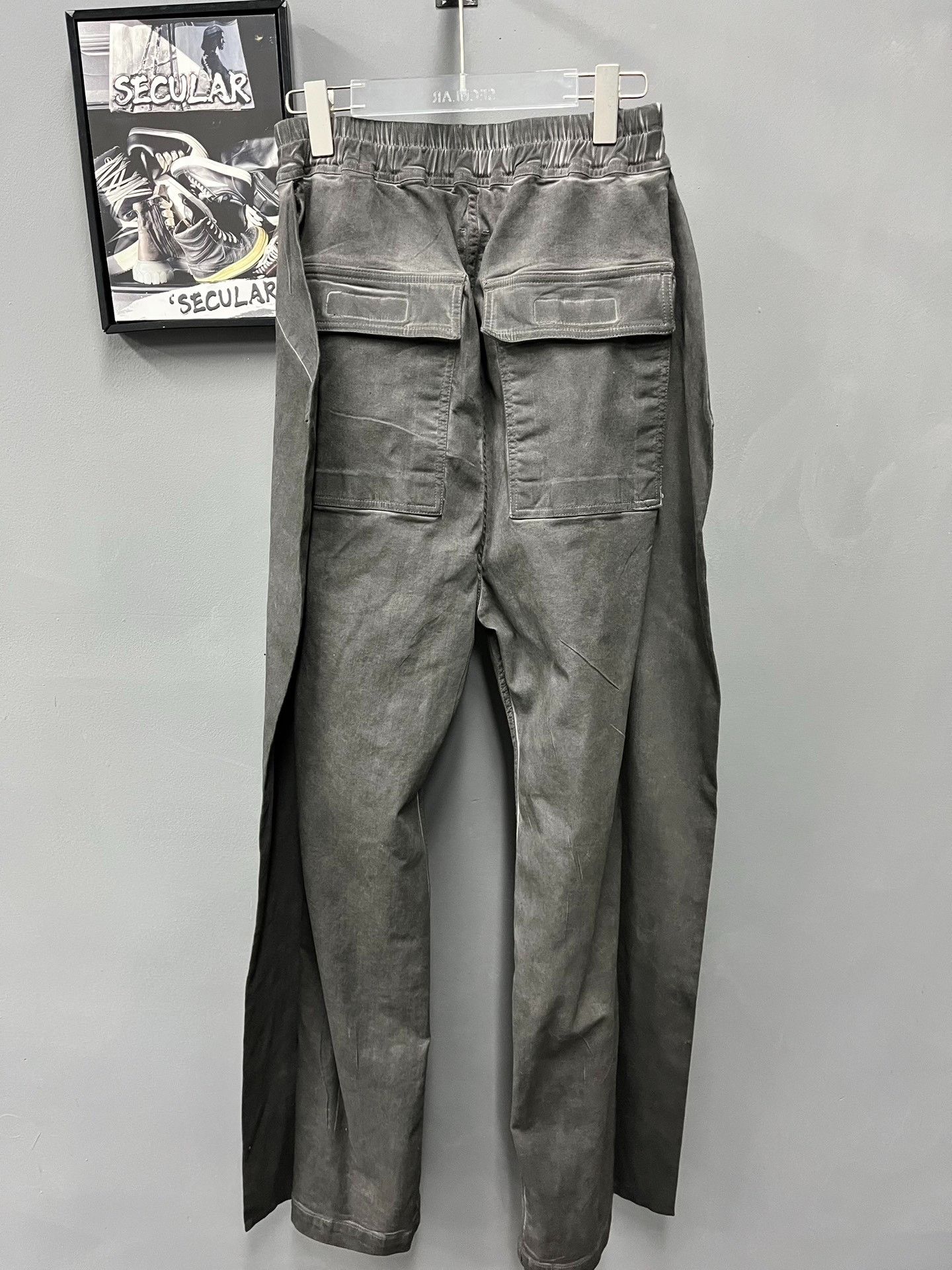 Rick Owens Drkshdw Rick Owens Drkshdw Babel Pusher Pants Size US 26 / EU 42 - 4 Thumbnail