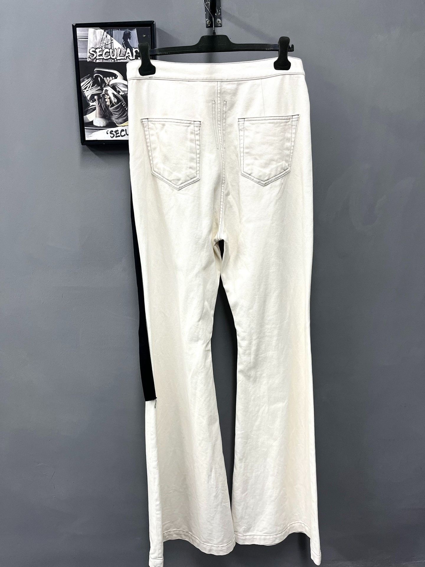 Rick Owens Rick Owens Bolan Bootcut White Jeans Size US 32 / EU 48 - 7 Thumbnail