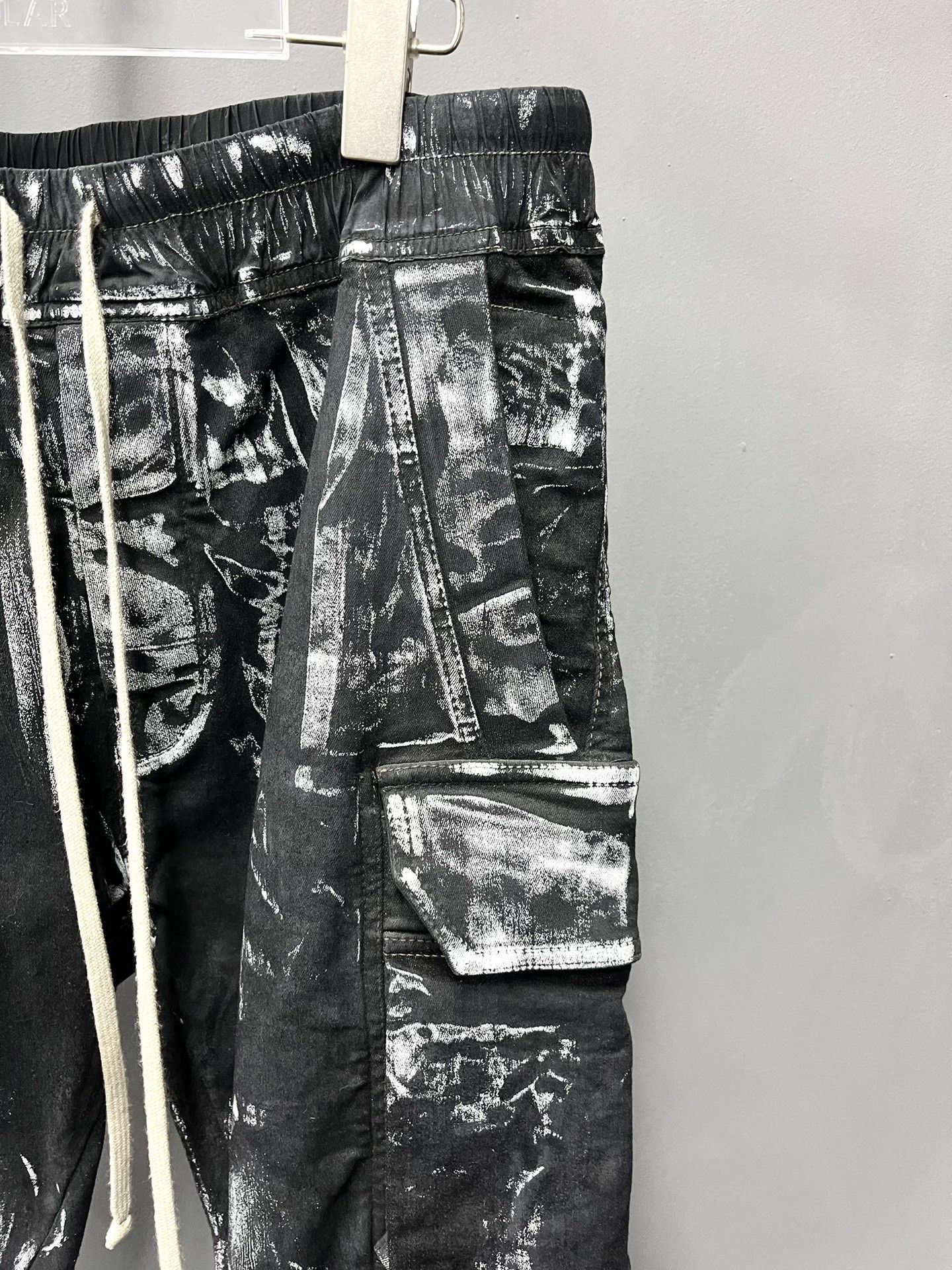 Rick Owens Rick Owens 21FW Painted Cargo Pants Size US 42 / EU 58 - 3 Thumbnail