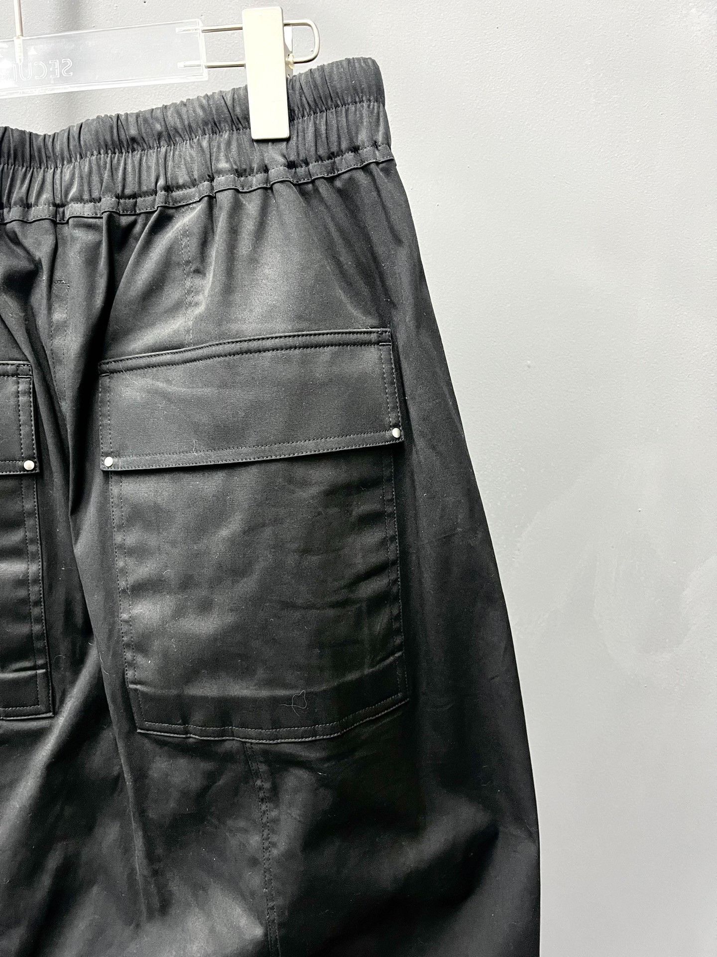 Rick Owens Rick Owens Main Line Cropped Black Pants Size US 35 - 6 Thumbnail