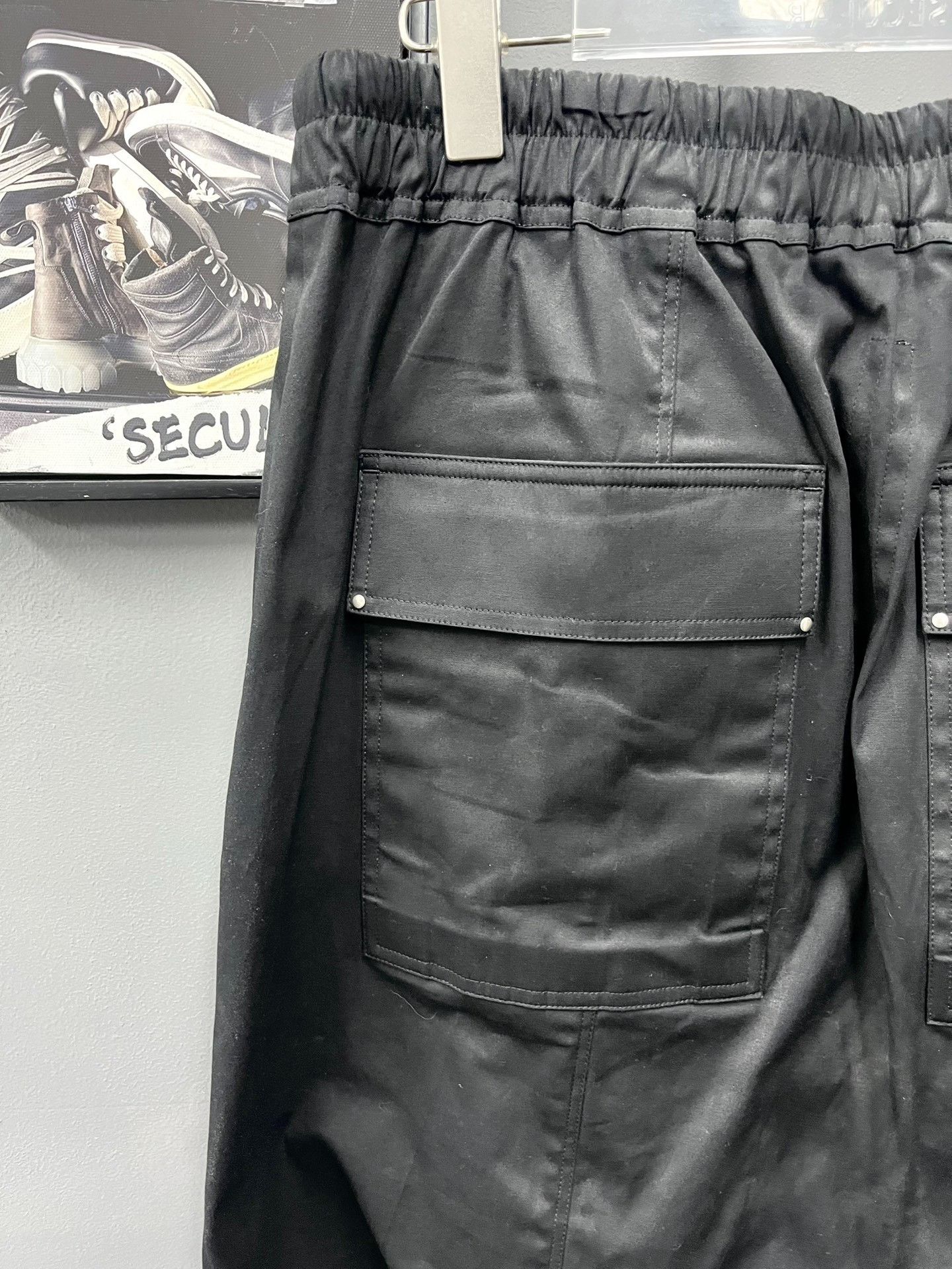Rick Owens Rick Owens Main Line Cropped Black Pants Size US 35 - 5 Thumbnail