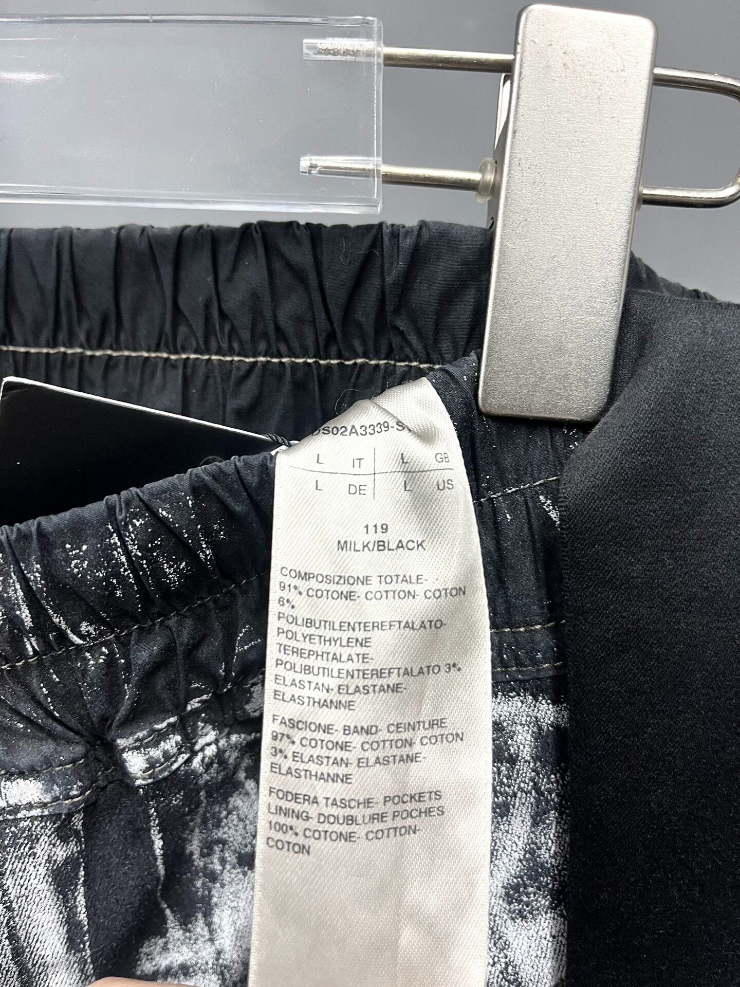 Rick Owens Rick Owens Painted Black White Cargo Pants Size US 28 / EU 44 - 4 Thumbnail
