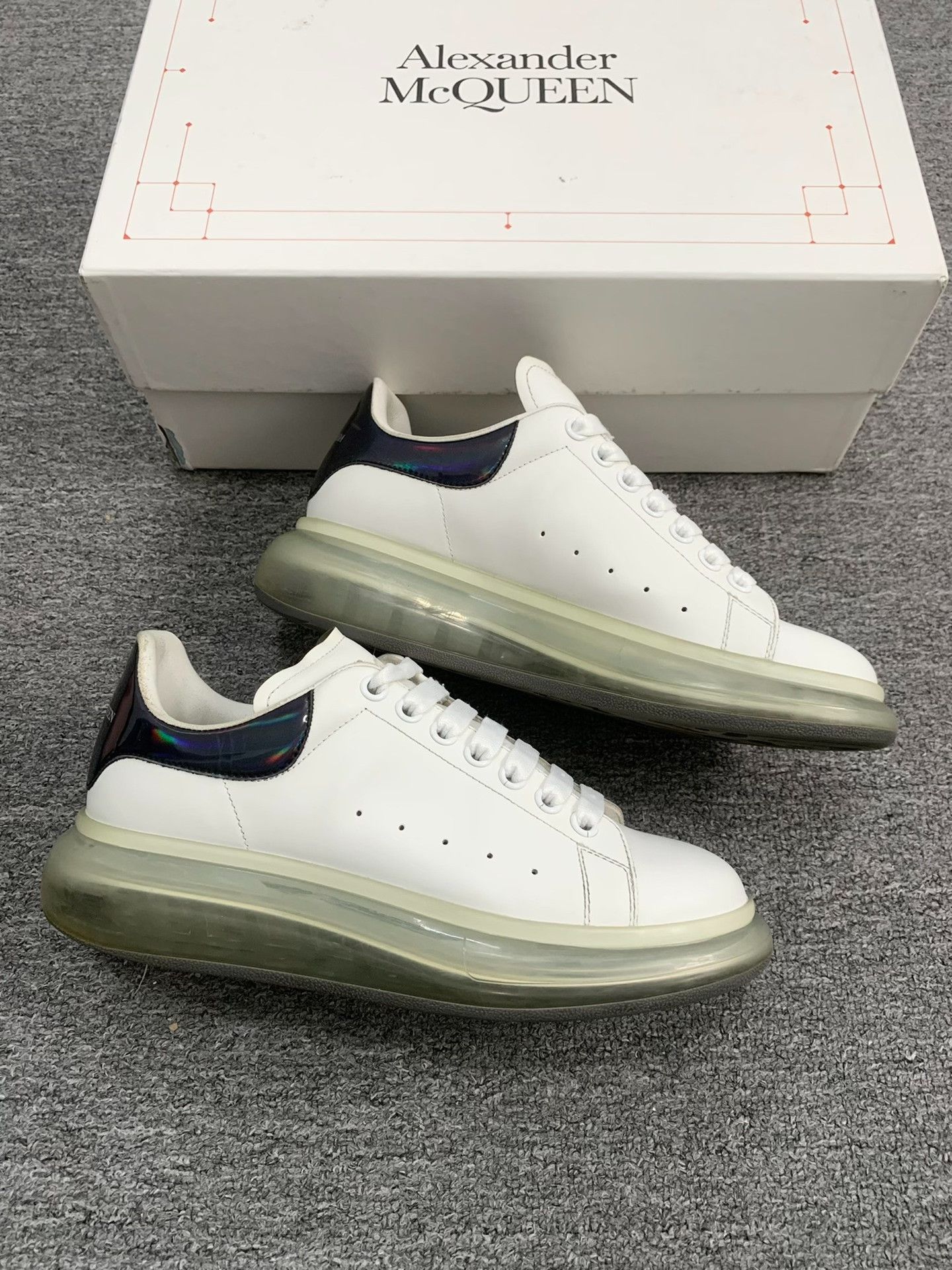 McQ Alexander McQueen Alexander McQueen Classic White Thick Sole Size US 8 / EU 41 - 4 Thumbnail