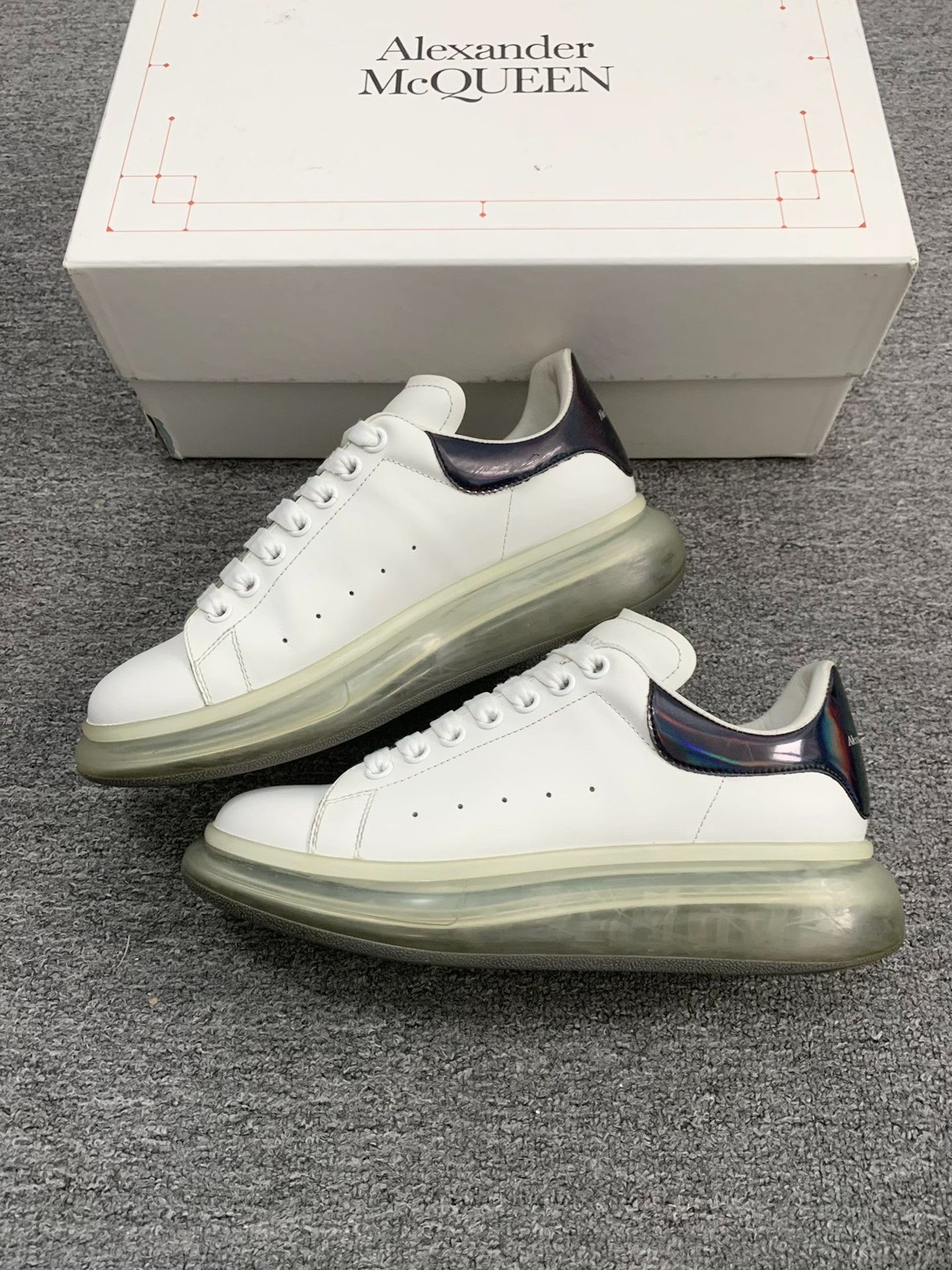 McQ Alexander McQueen Alexander McQueen Classic White Thick Sole Size US 8 / EU 41 - 3 Thumbnail
