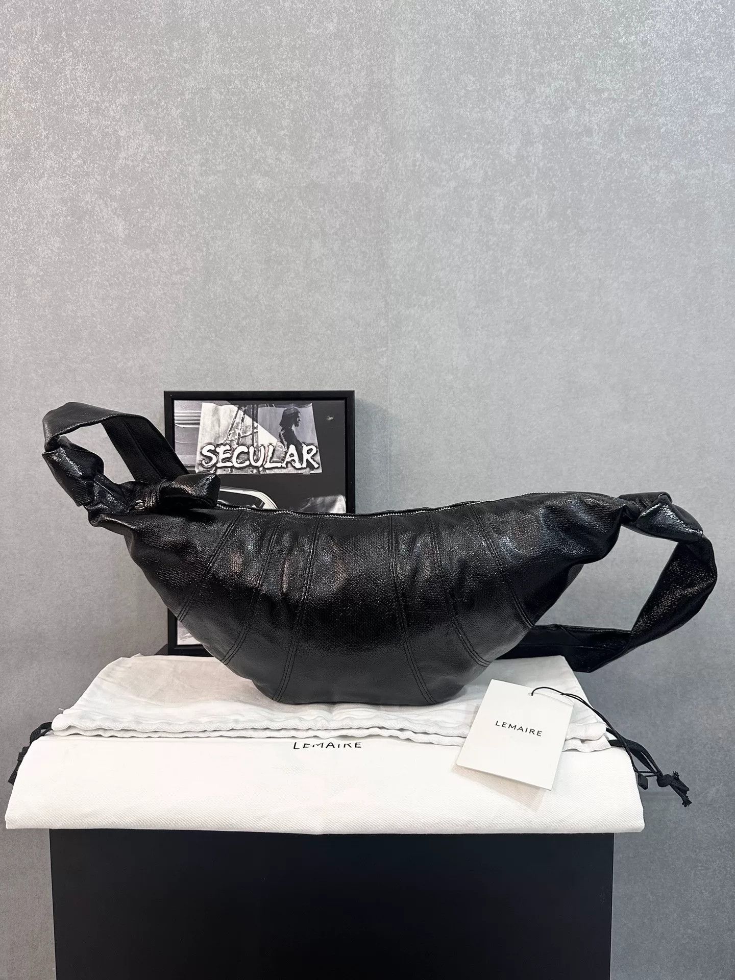 Lemaire LEMAIRE Croissant Coated Crossbody Bag Size ONE SIZE - 2 Thumbnail