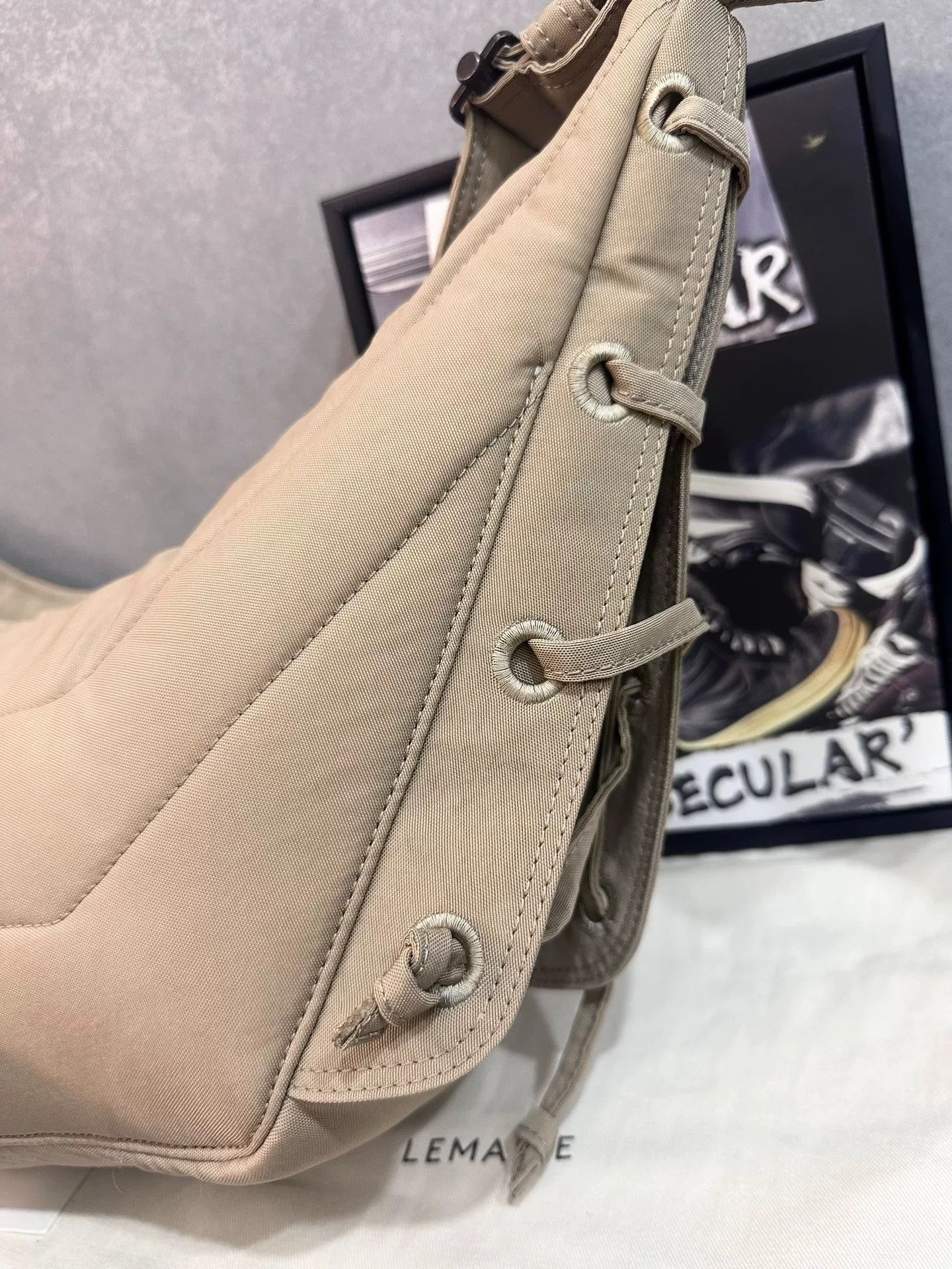 Lemaire Lemaire Small Clay Croissant Bag Size ONE SIZE - 6 Thumbnail