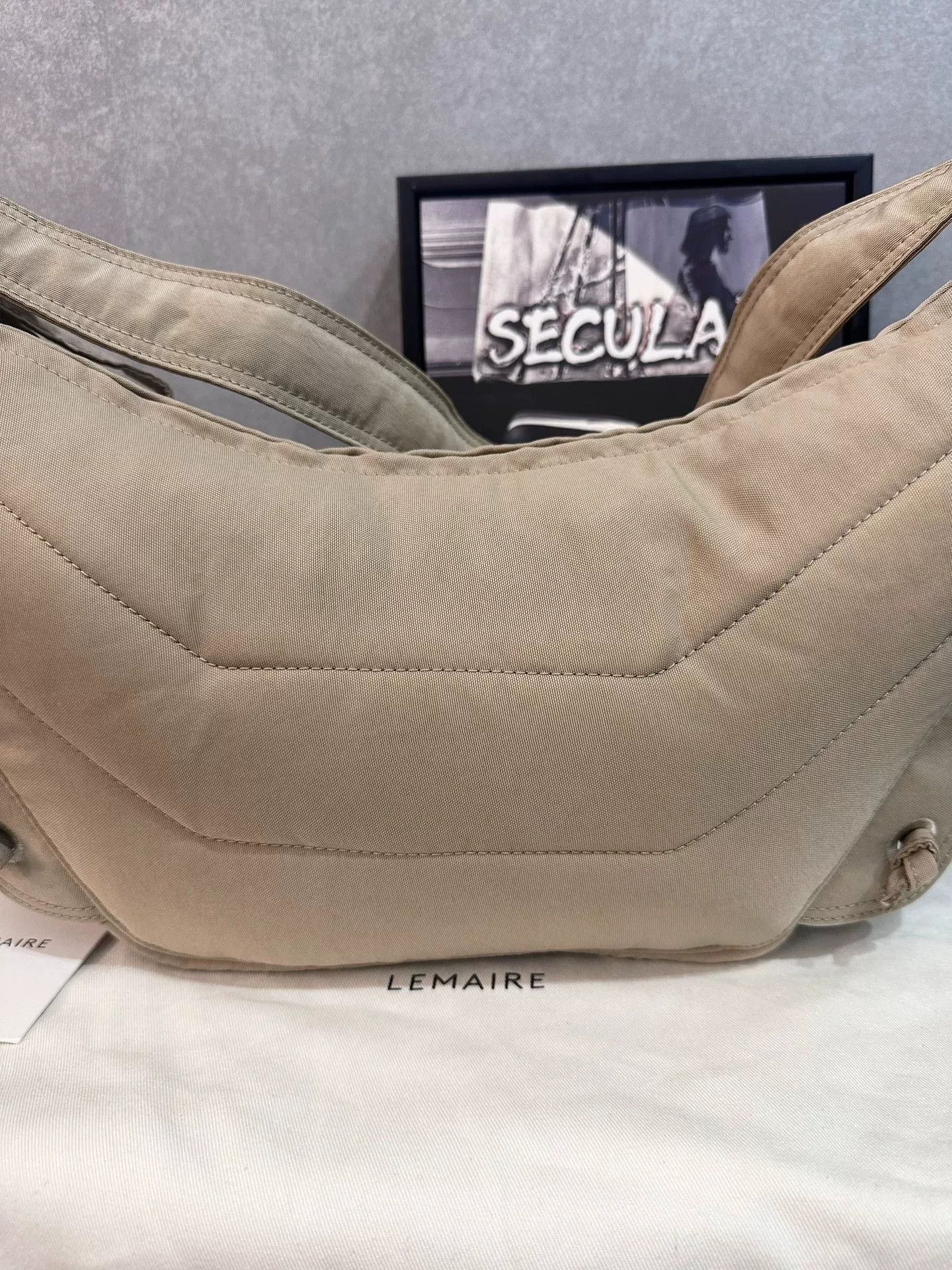 Lemaire Lemaire Small Clay Croissant Bag Size ONE SIZE - 4 Thumbnail