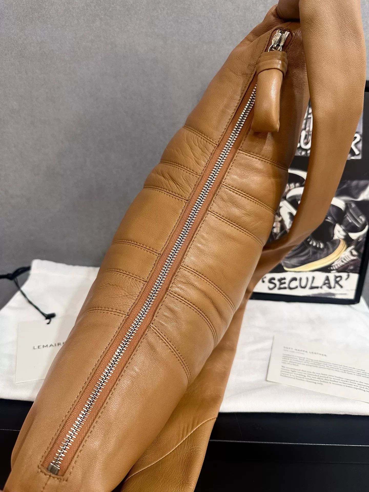 Lemaire Lemaire Sugar Brown Croissant Bag Size ONE SIZE - 8 Thumbnail