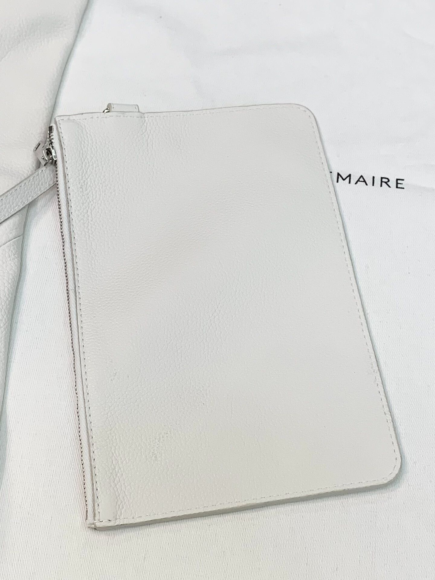 Lemaire Lemaire Large White Cowhide Croissant Bag Size ONE SIZE - 6 Thumbnail