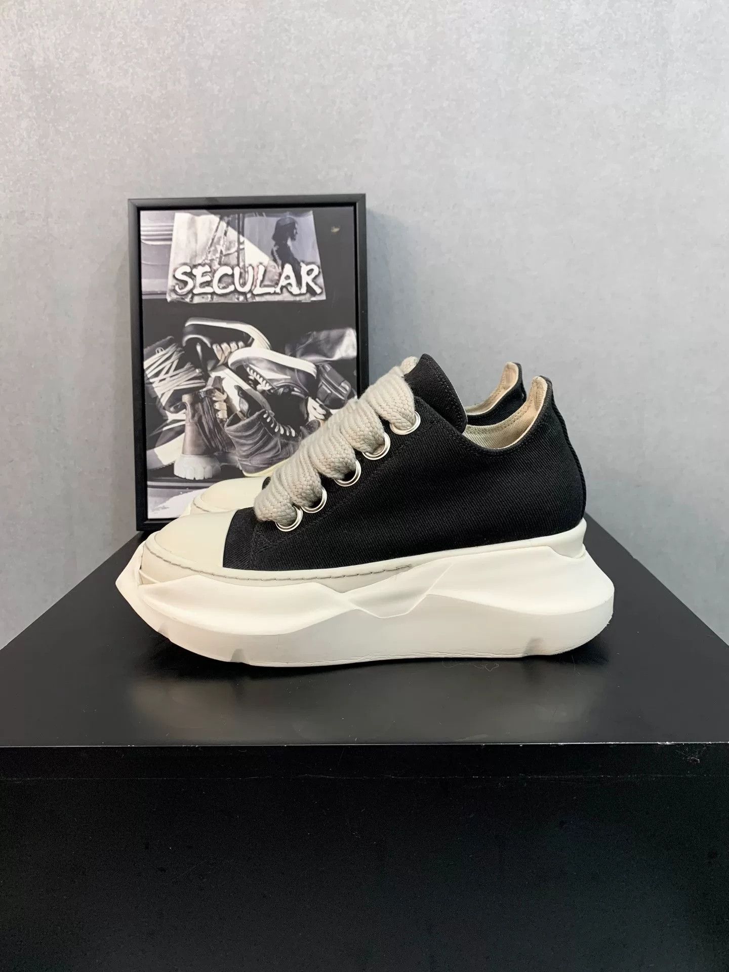 Rick Owens Rick Owens Thick Sole Canvas Shoes Size US 6 / IT 36 - 2 Thumbnail