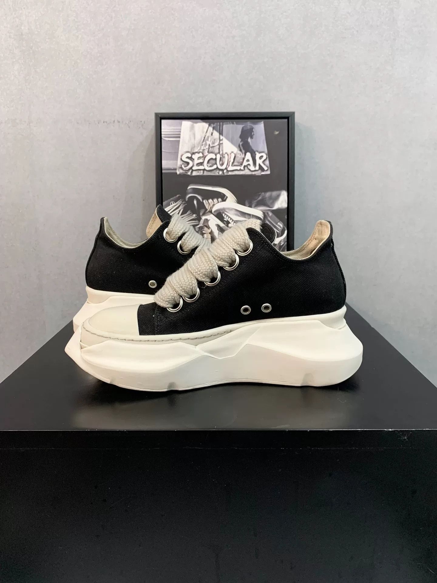 Rick Owens Rick Owens Thick Sole Canvas Shoes Size US 6 / IT 36 - 6 Thumbnail