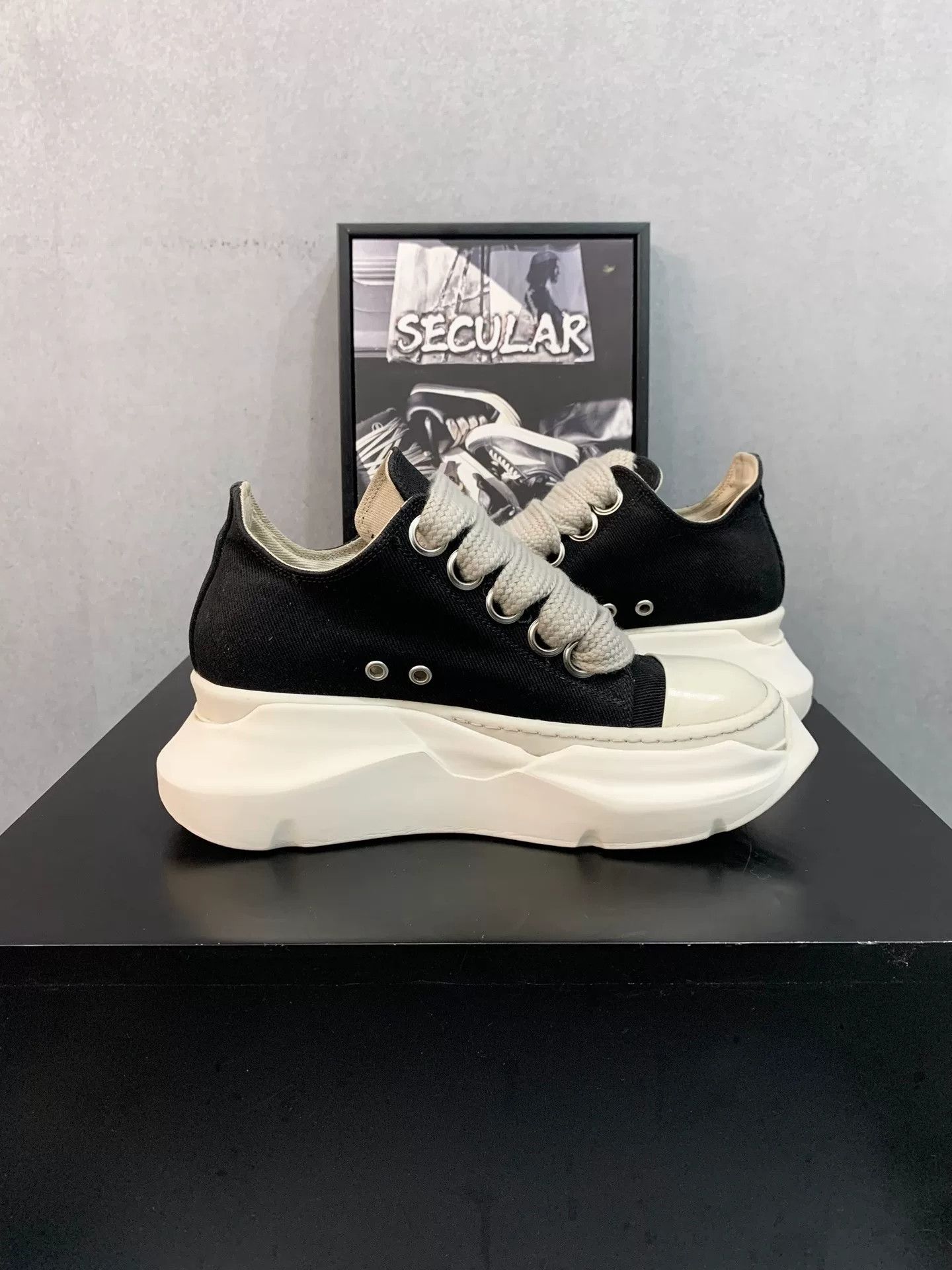 Rick Owens Rick Owens Thick Sole Canvas Shoes Size US 6 / IT 36 - 5 Thumbnail