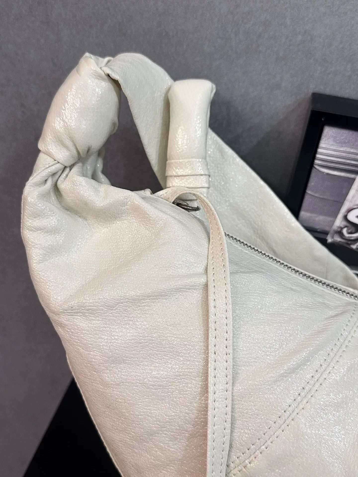 Lemaire Lemaire Large Coated Cotton Croissant Bag Size ONE SIZE - 8 Thumbnail