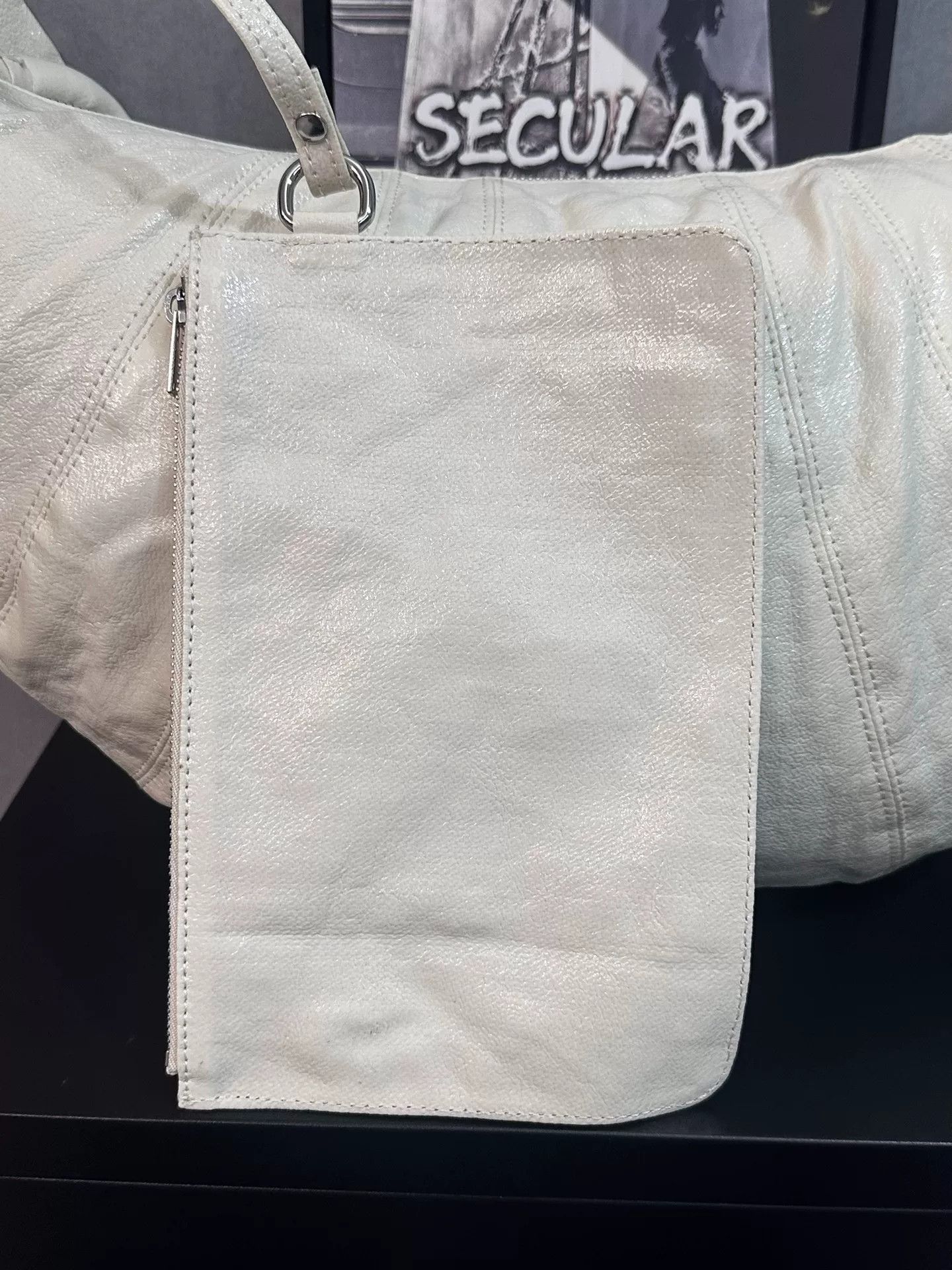 Lemaire Lemaire Large Coated Cotton Croissant Bag Size ONE SIZE - 6 Thumbnail