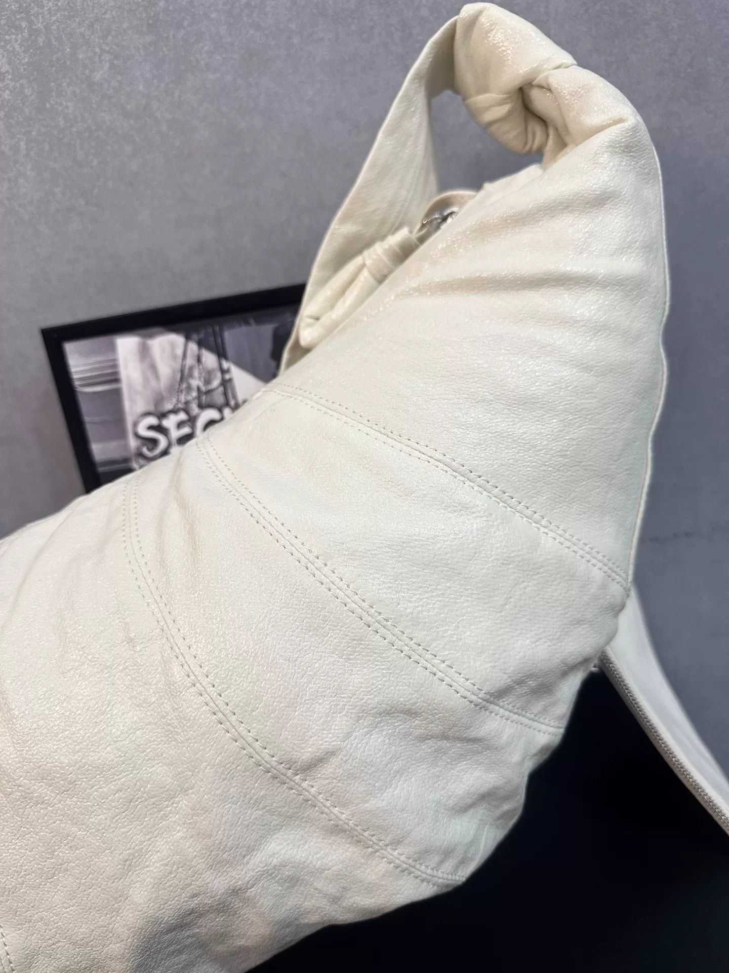 Lemaire Lemaire Large Coated Cotton Croissant Bag Size ONE SIZE - 7 Thumbnail