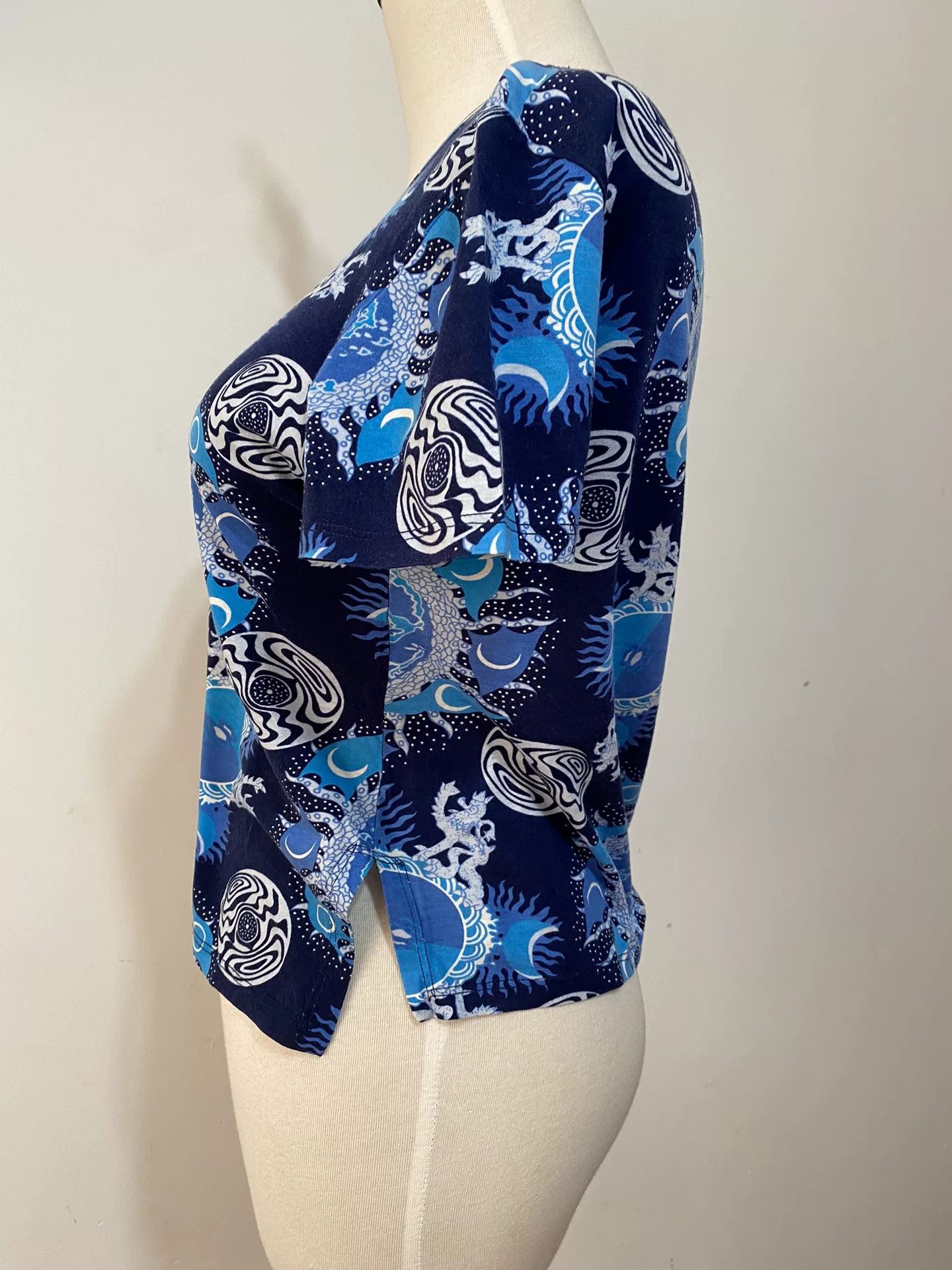 Vivienne Westwood Vivienne Westwood Vintage Blue Galaxy T-shirt Size S / US 4 / IT 40 - 4 Thumbnail