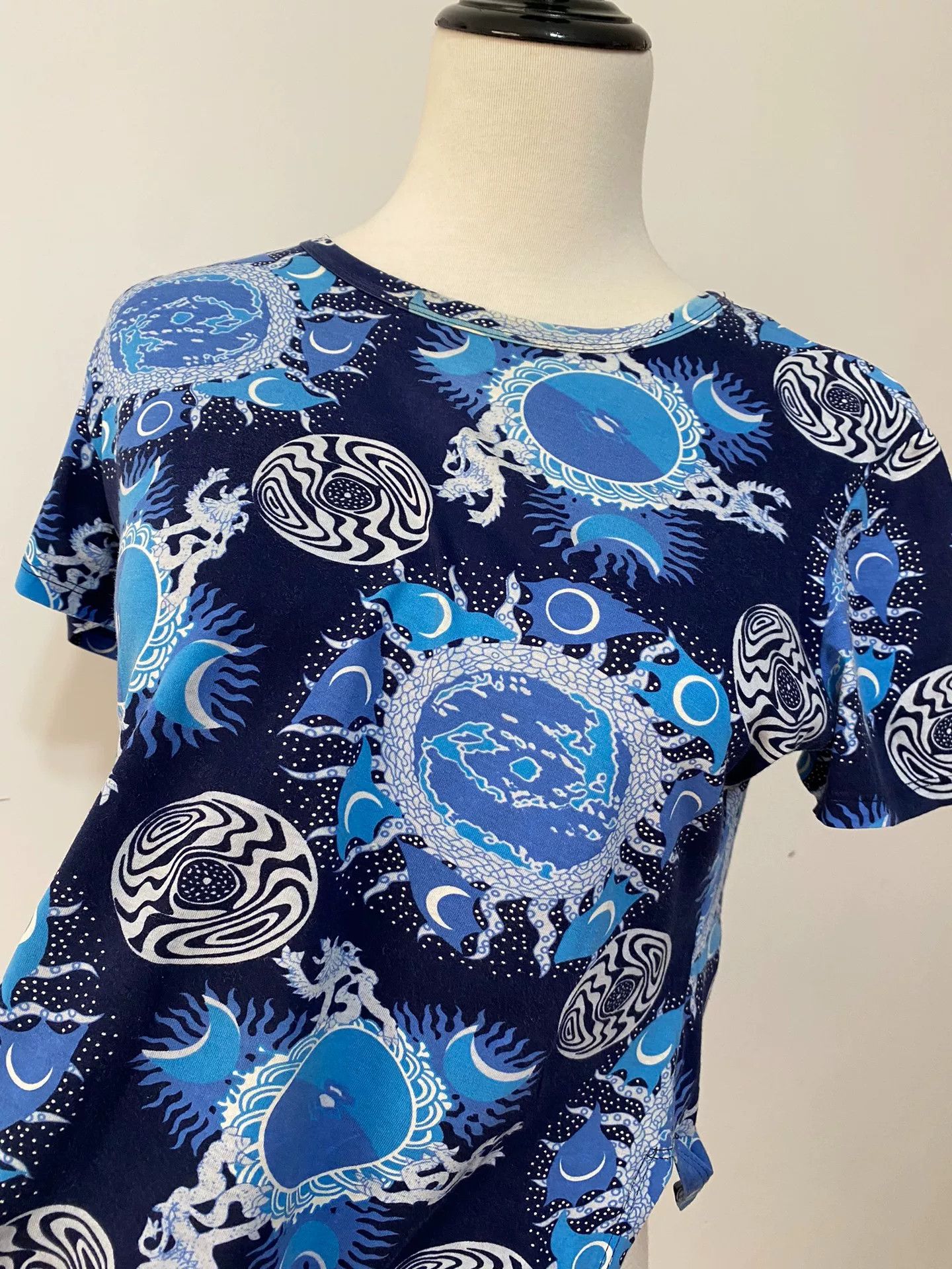 Vivienne Westwood Vivienne Westwood Vintage Blue Galaxy T-shirt Size S / US 4 / IT 40 - 3 Thumbnail
