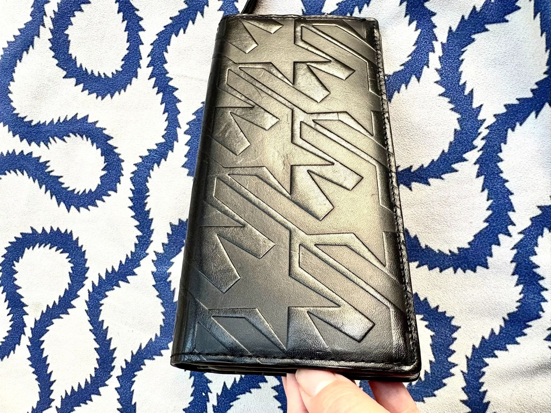 Vivienne Westwood Vivienne Westwood Black Leather Saturn Long Wallet Size ONE SIZE - 4 Thumbnail