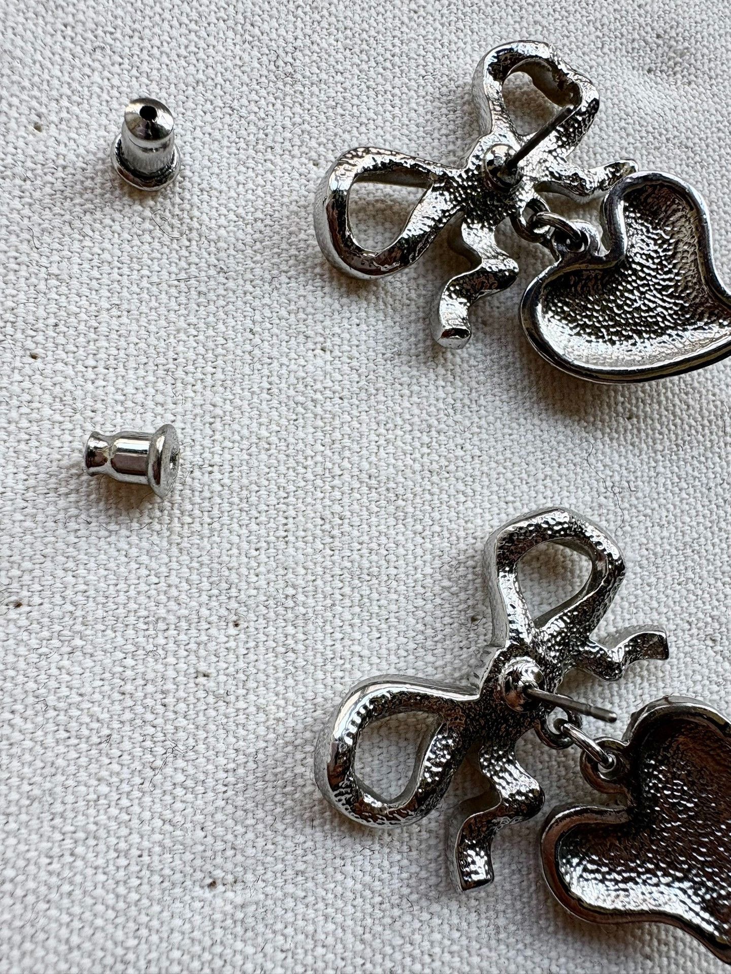 Vivienne Westwood Vivienne Westwood Vintage Bow Heart Earrings Size ONE SIZE - 5 Thumbnail