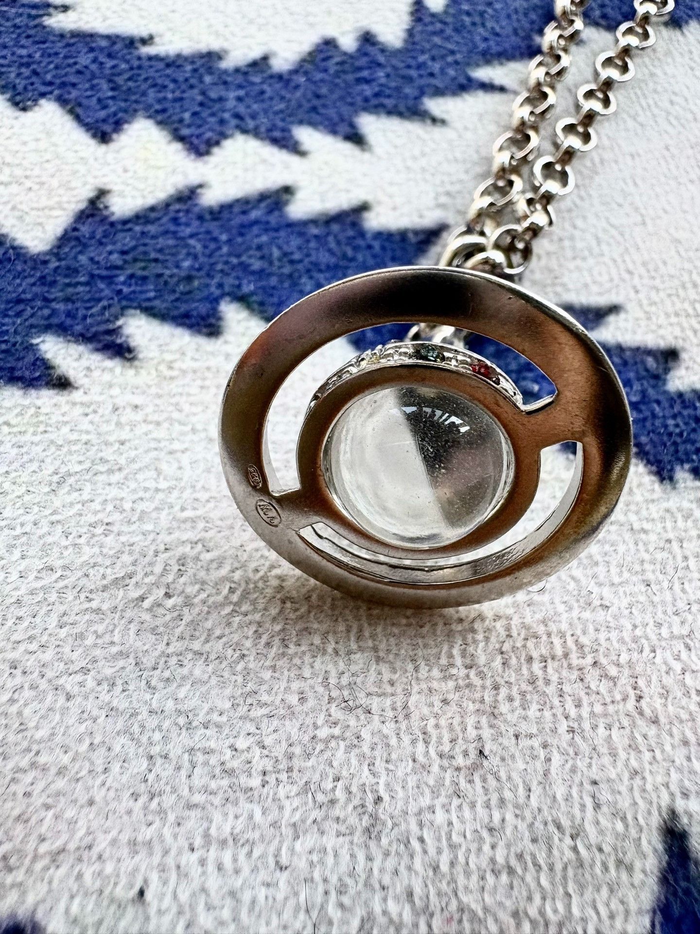 Vivienne Westwood Vivienne Westwood Vintage 925 Silver Orb Necklace Size ONE SIZE - 4 Thumbnail