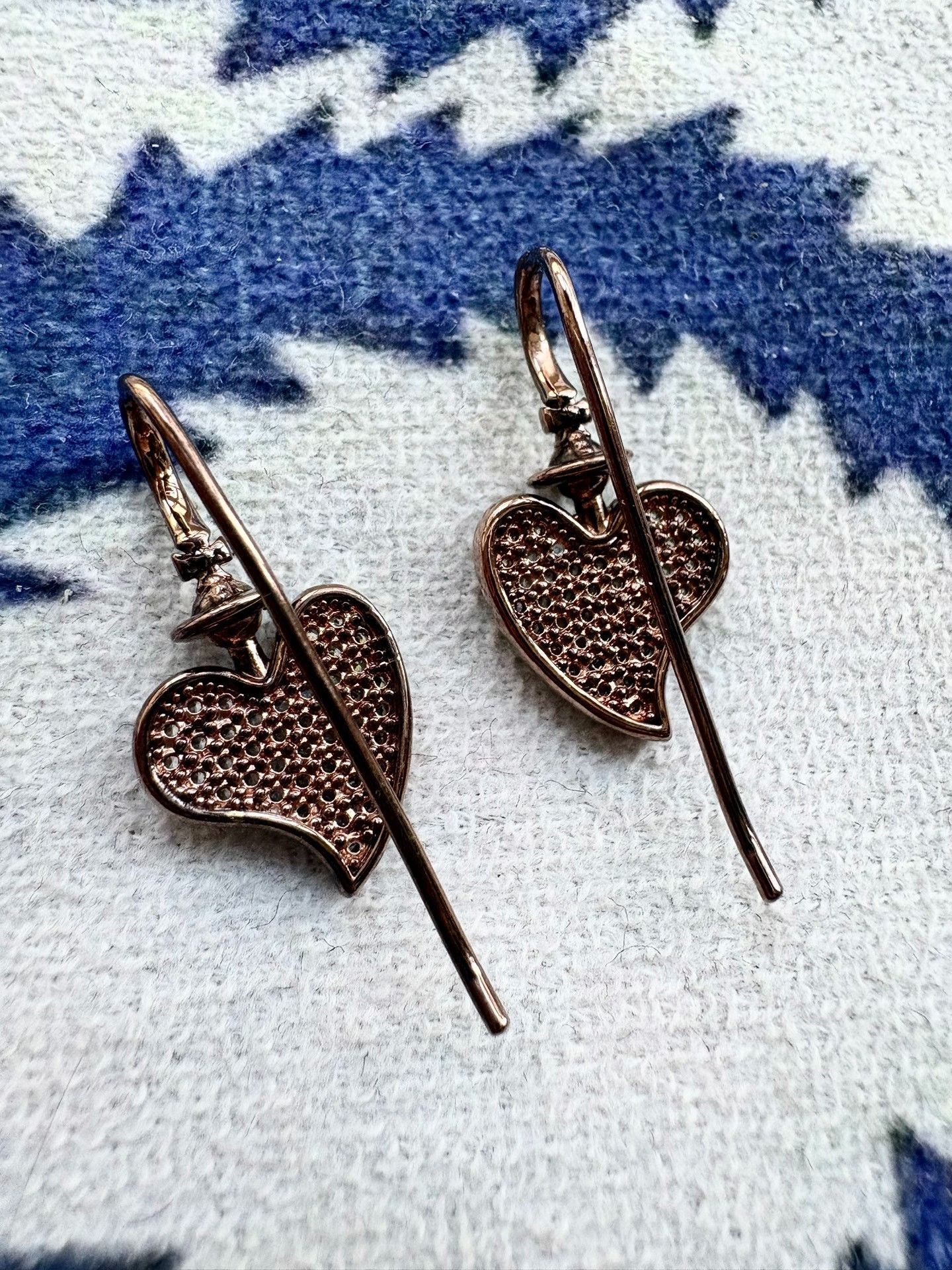Vivienne Westwood Vivienne Westwood Vintage Heart Saturn Earrings Size ONE SIZE - 4 Thumbnail