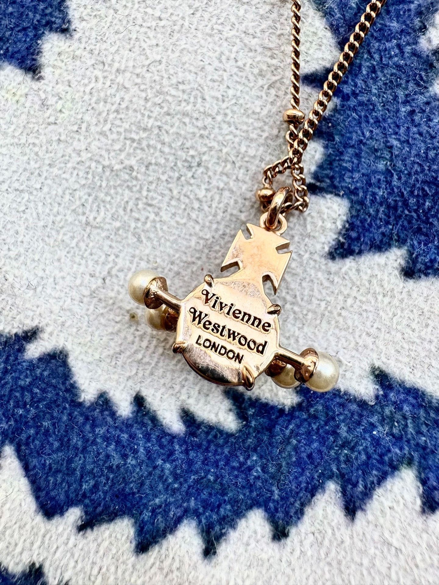 Vivienne Westwood Vivienne Westwood Vintage Pearl Saturn Necklace Size ONE SIZE - 6 Thumbnail