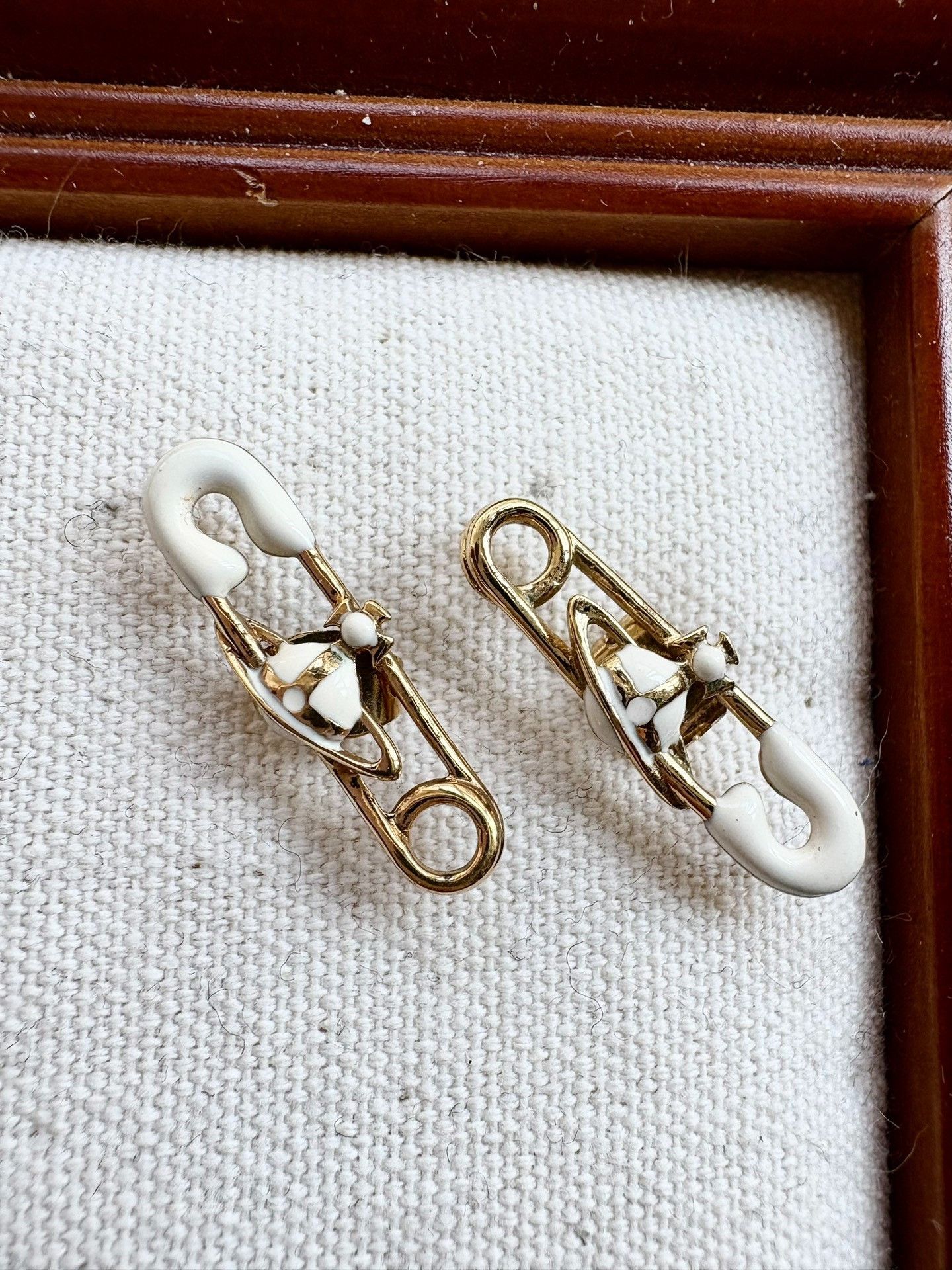 Vivienne Westwood Vivienne Westwood Vintage Saturn Earrings Size ONE SIZE - 2 Thumbnail