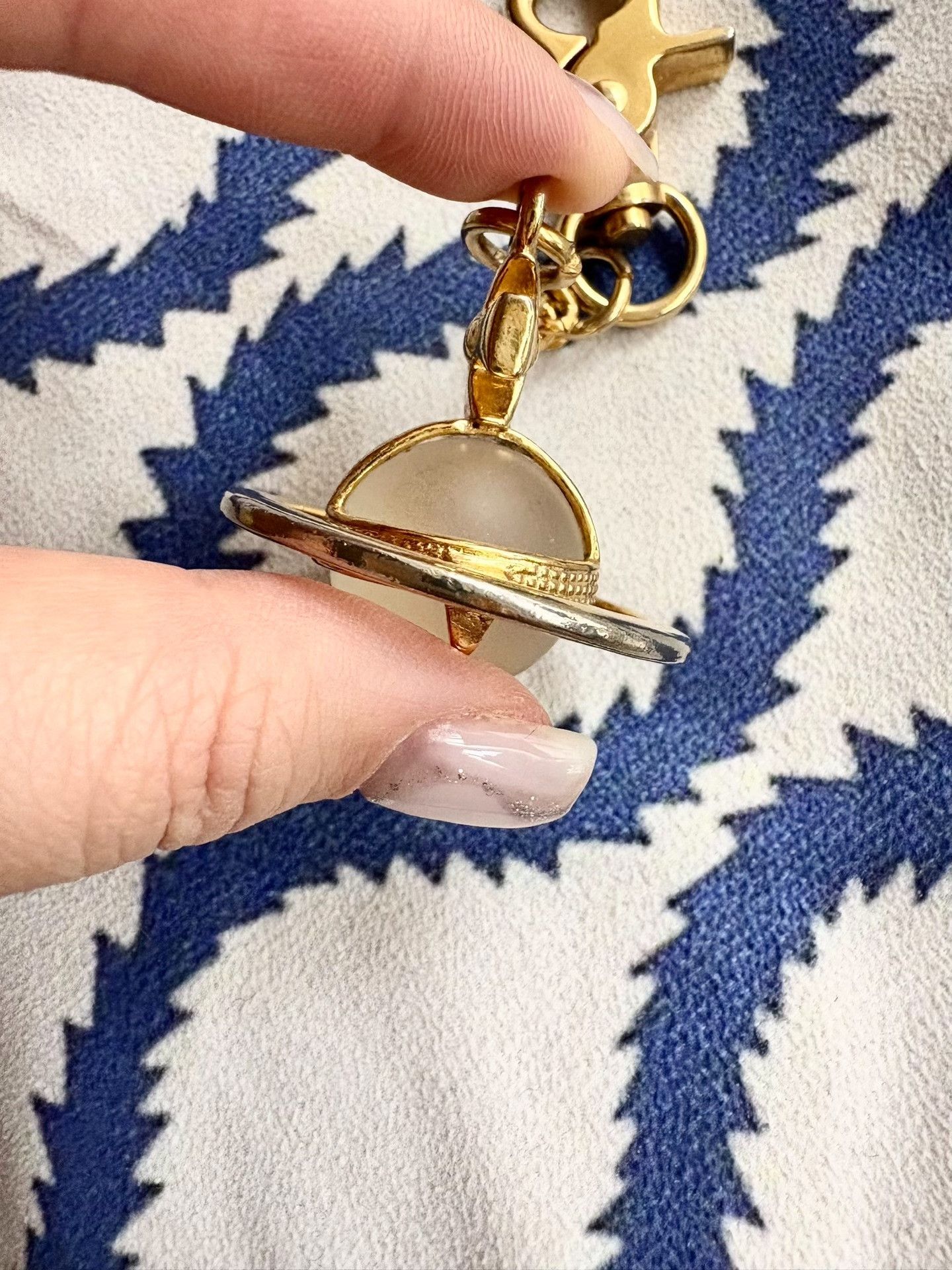 Vivienne Westwood Vivienne Westwood Vintage Gold Saturn Pendant Size ONE SIZE - 3 Thumbnail