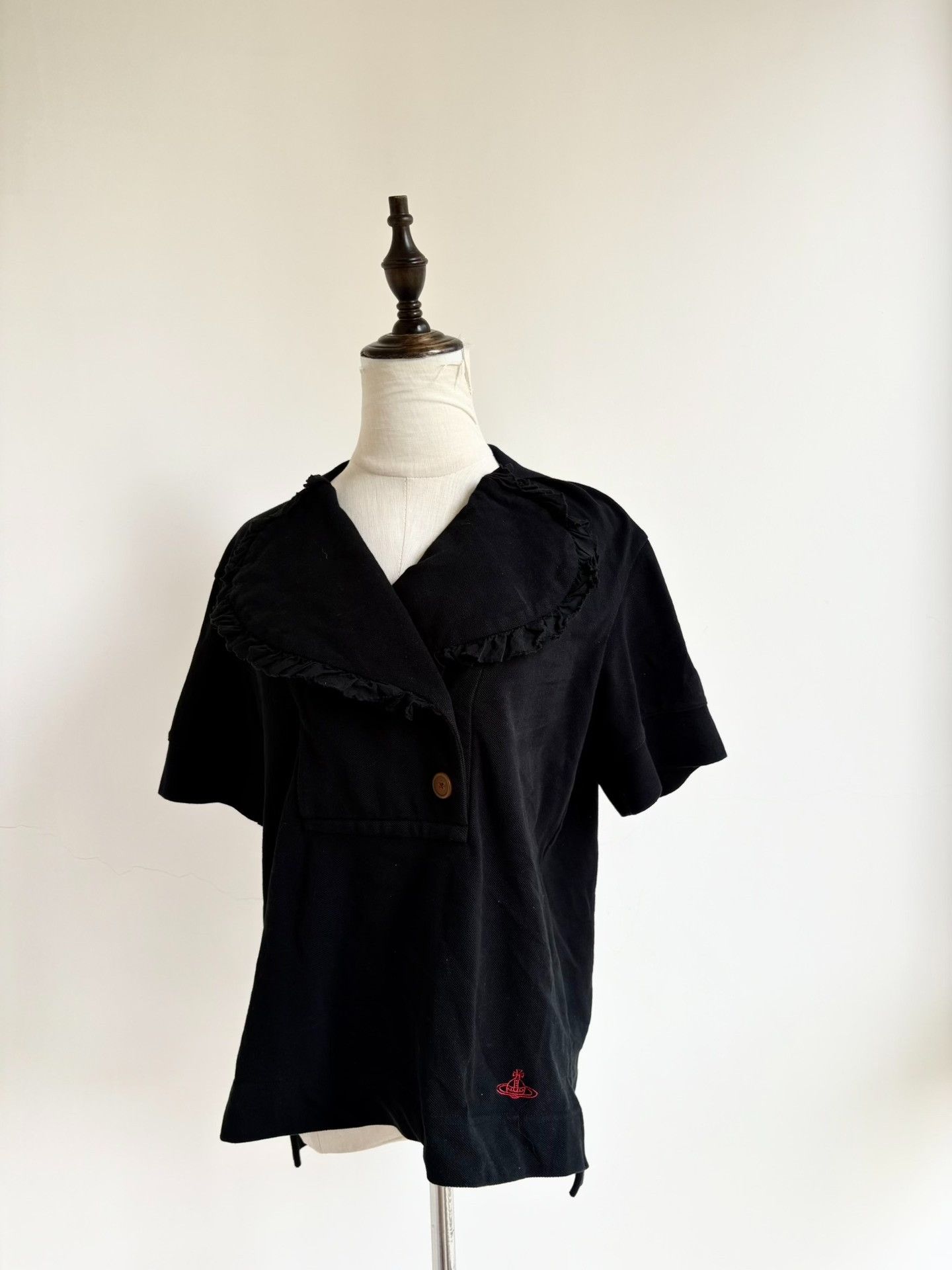 Vivienne Westwood Vivienne Westwood Vintage Black Heart Collar Top Size M / US 6-8 / IT 42-44 - 3 Thumbnail