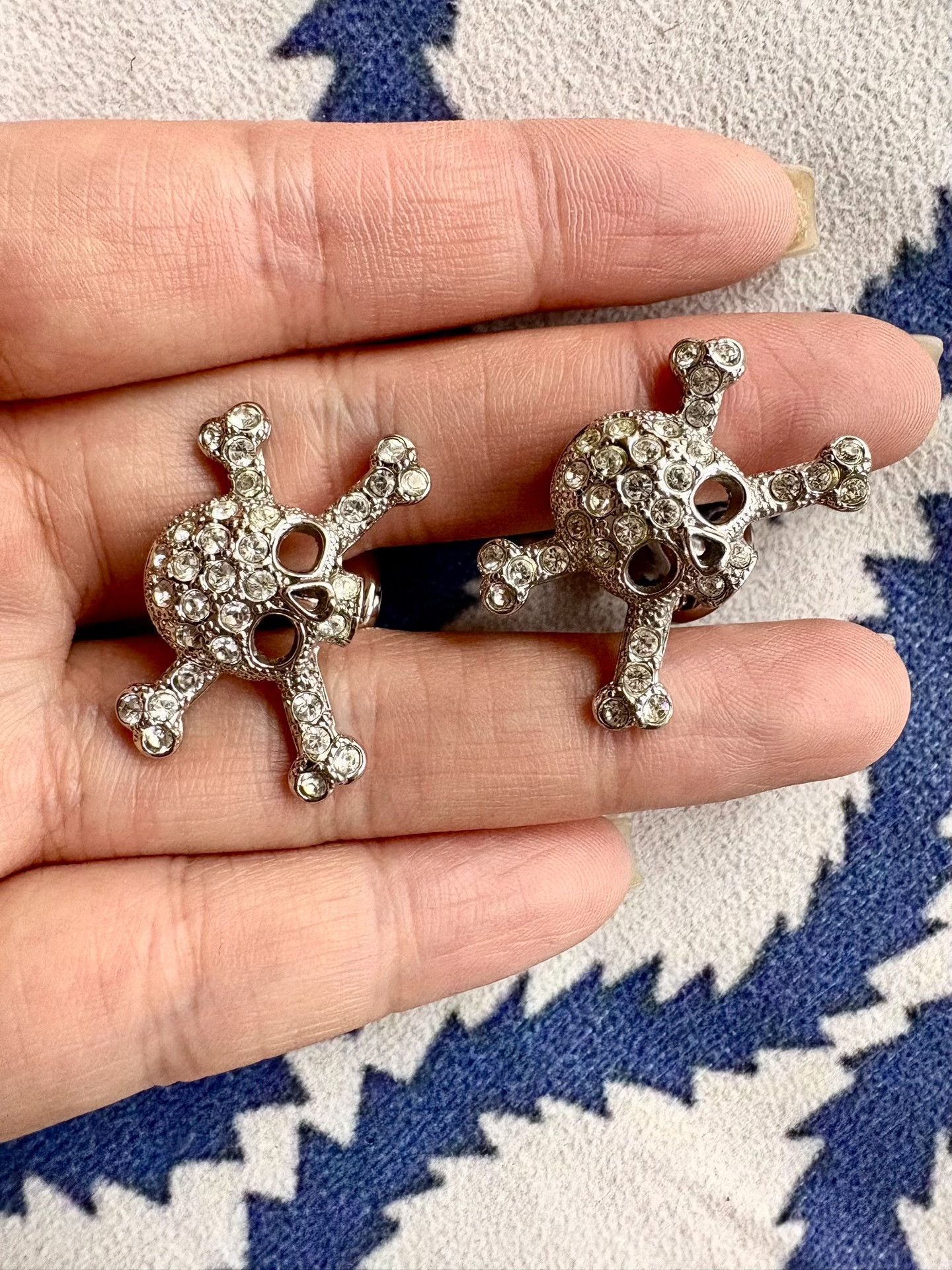 Vivienne Westwood Vivienne Westwood Vintage Rhinestone Skull Cufflinks Size ONE SIZE - 5 Thumbnail