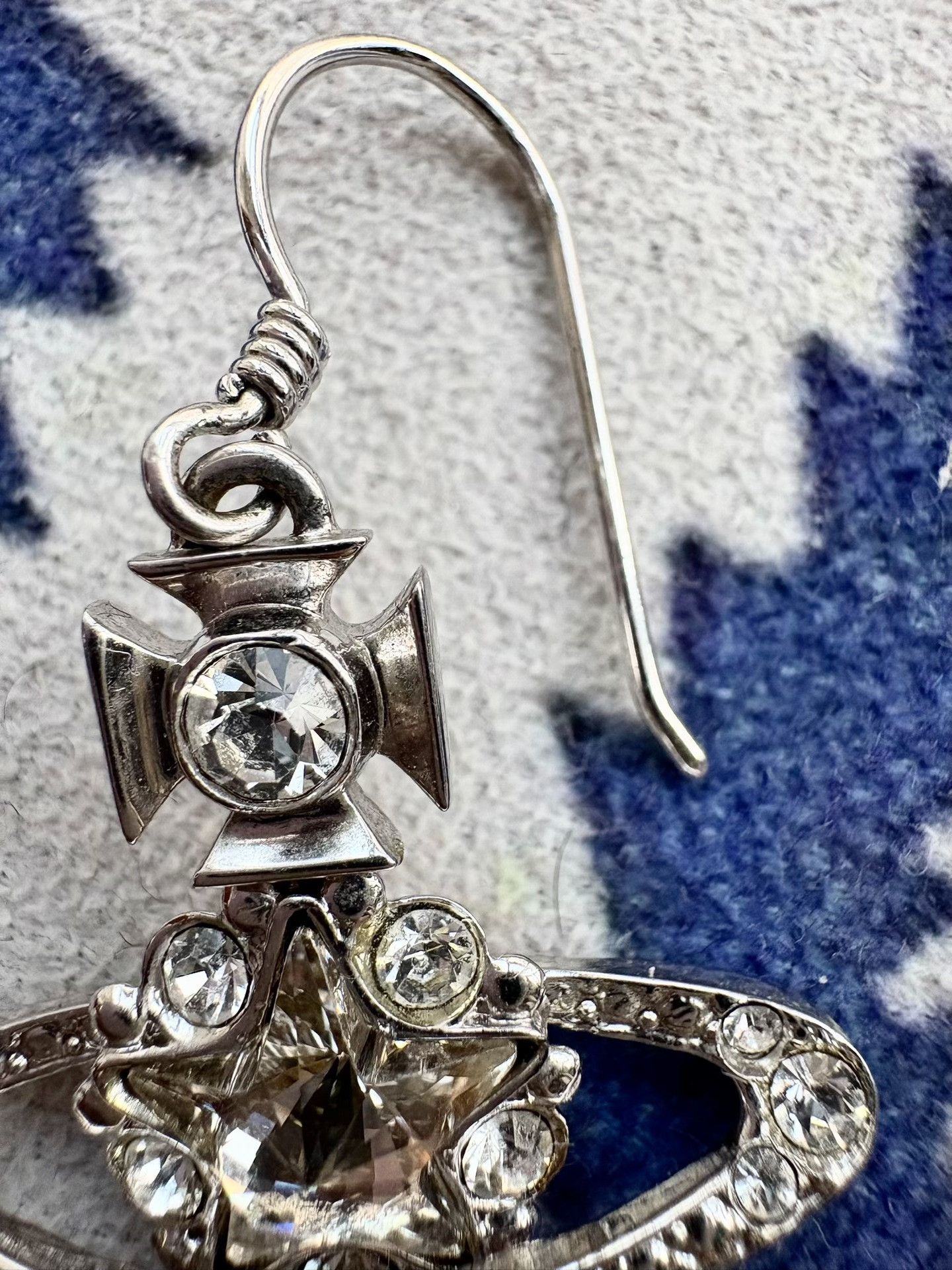 Vivienne Westwood Vivienne Westwood Vintage Silver Orb Star Earrings Size ONE SIZE - 4 Thumbnail