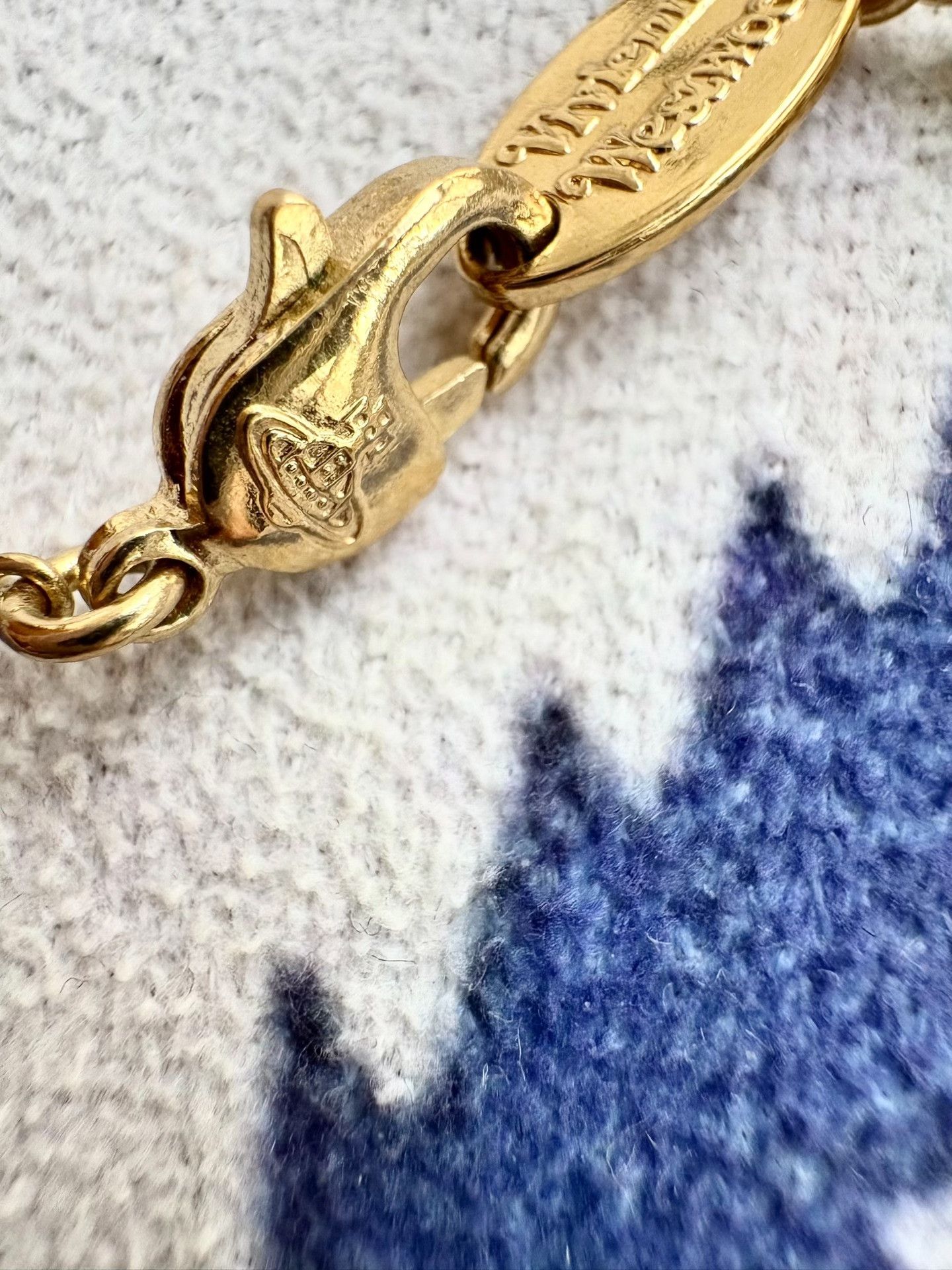 Vivienne Westwood Vivienne Westwood Vintage Gold Saturn Necklace Size ONE SIZE - 6 Thumbnail