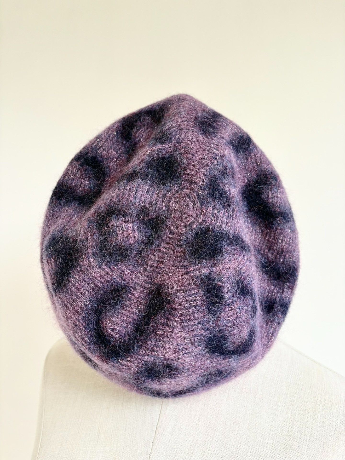 Vivienne Westwood Vivienne Westwood Vintage Purple Leopard Beret Size ONE SIZE - 3 Thumbnail