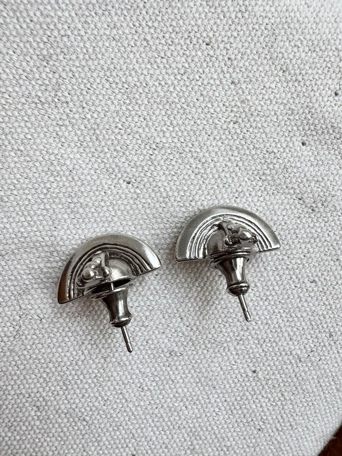 Vivienne Westwood Vivienne Westwood Silver Saturn Stud Earrings Size ONE SIZE - 5 Thumbnail