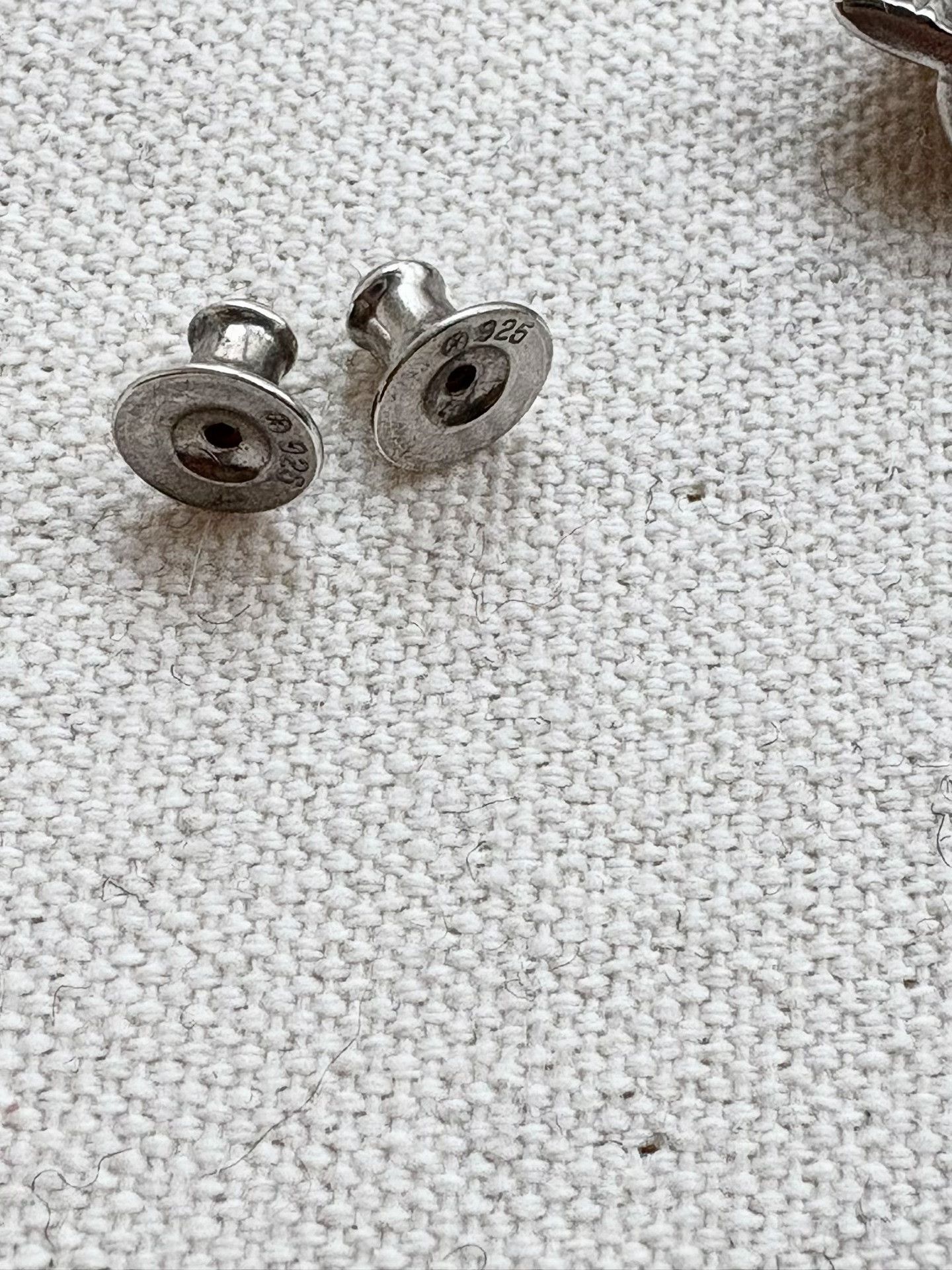 Vivienne Westwood Vivienne Westwood Silver Saturn Stud Earrings Size ONE SIZE - 7 Thumbnail