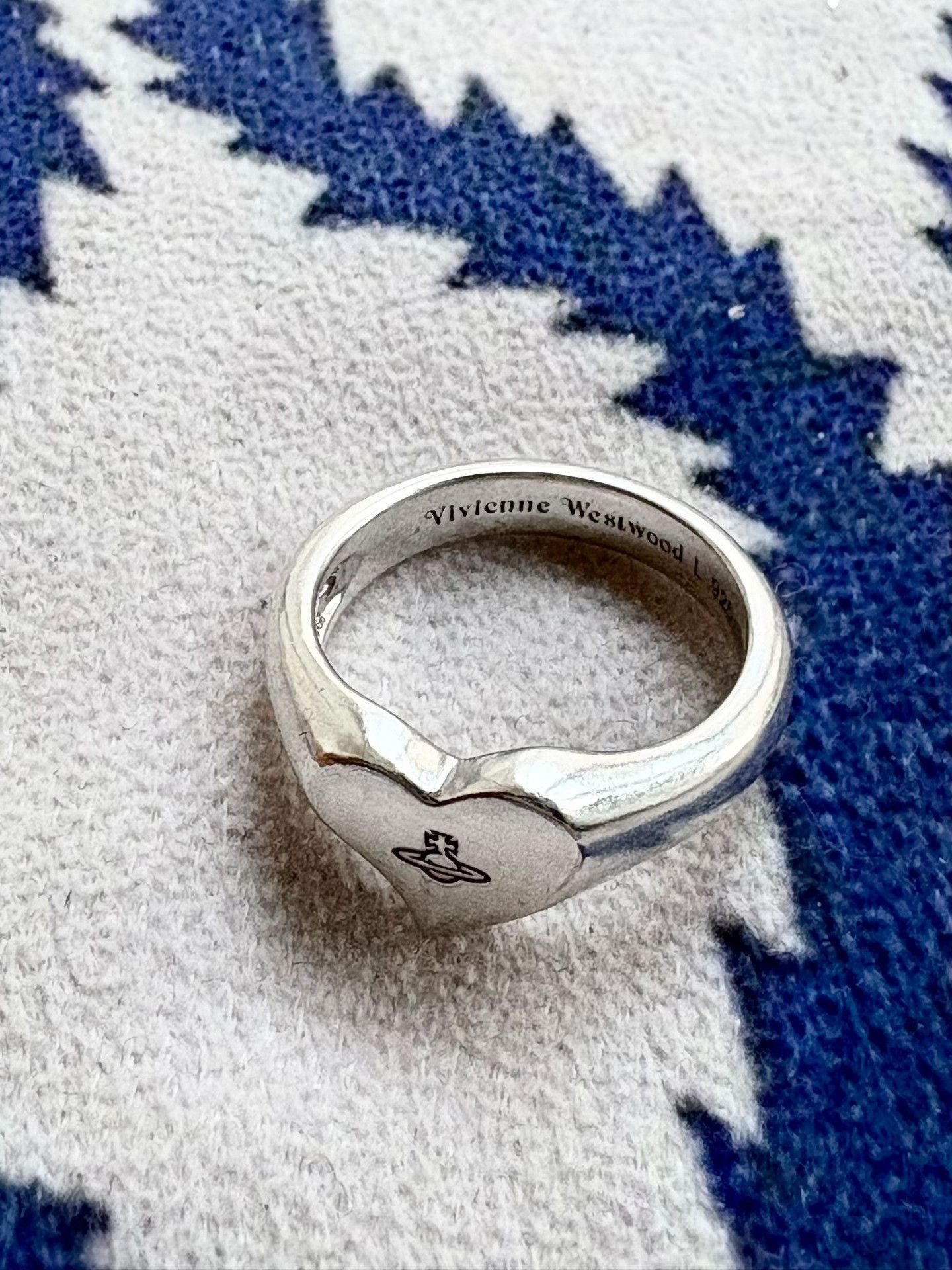 Vivienne Westwood Vivienne Westwood Heart Saturn Ring Size ONE SIZE - 2 Thumbnail