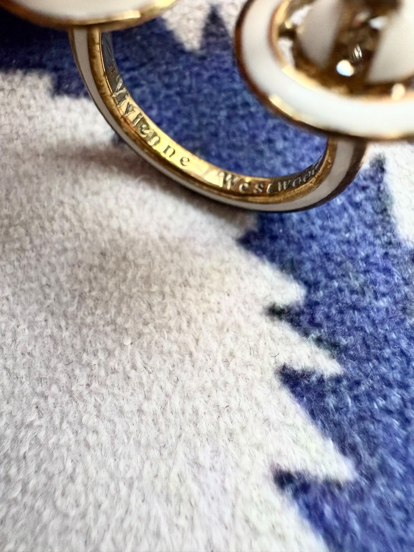 Vivienne Westwood Vivienne Westwood Vintage White Saturn Ring Size ONE SIZE - 4 Thumbnail