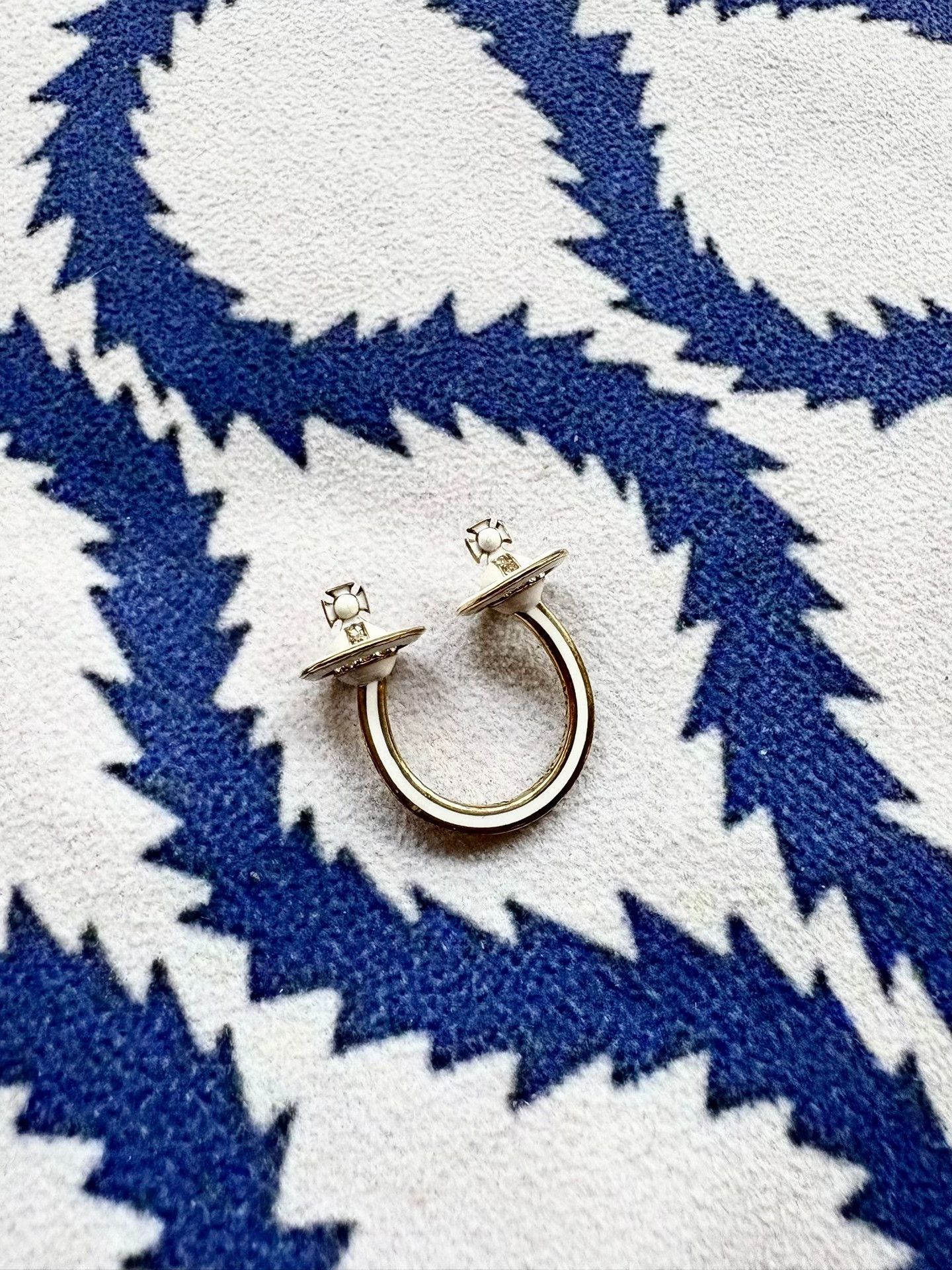 Vivienne Westwood Vivienne Westwood Vintage White Saturn Ring Size ONE SIZE - 3 Thumbnail