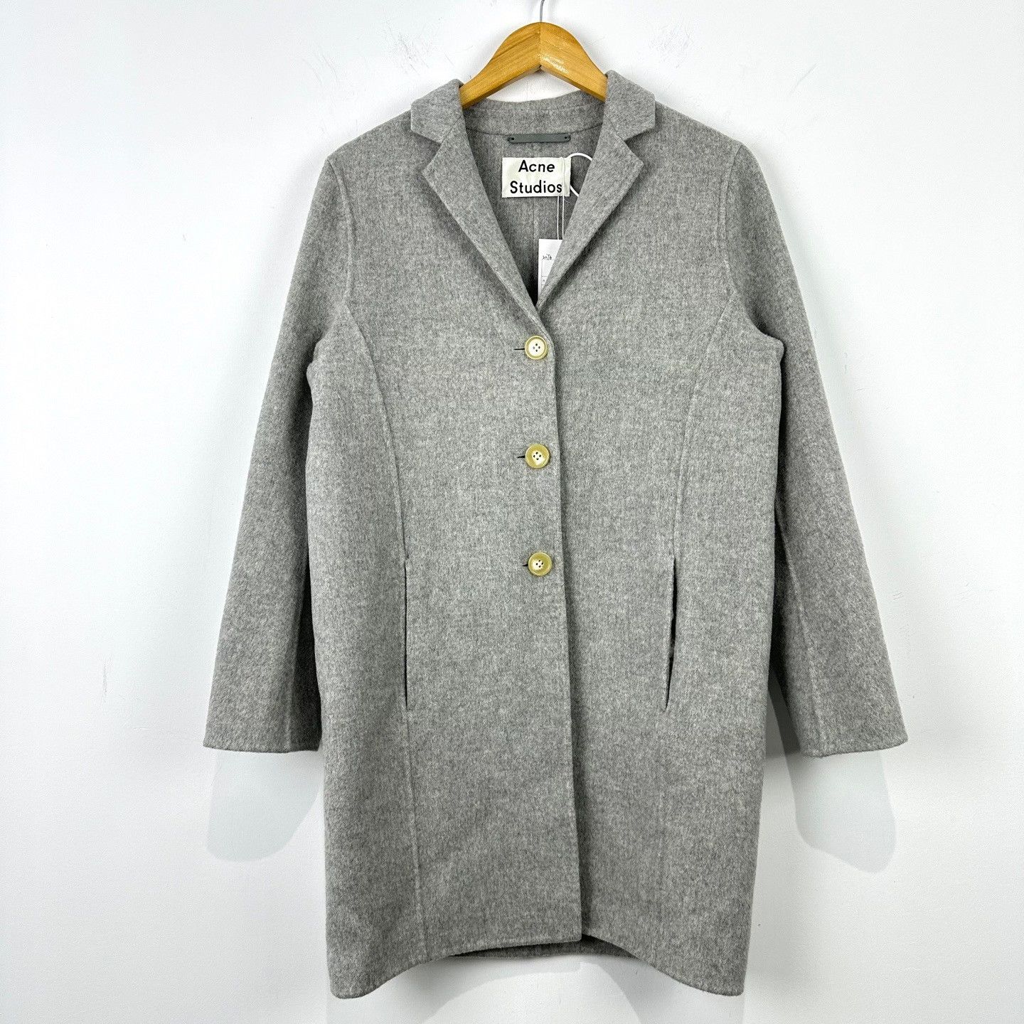 Acne Studios Acne Studios Wool Cashmere Elsa Doublé Coat 34 Size XS / US 0-2 / IT 36-38 - 2 Thumbnail