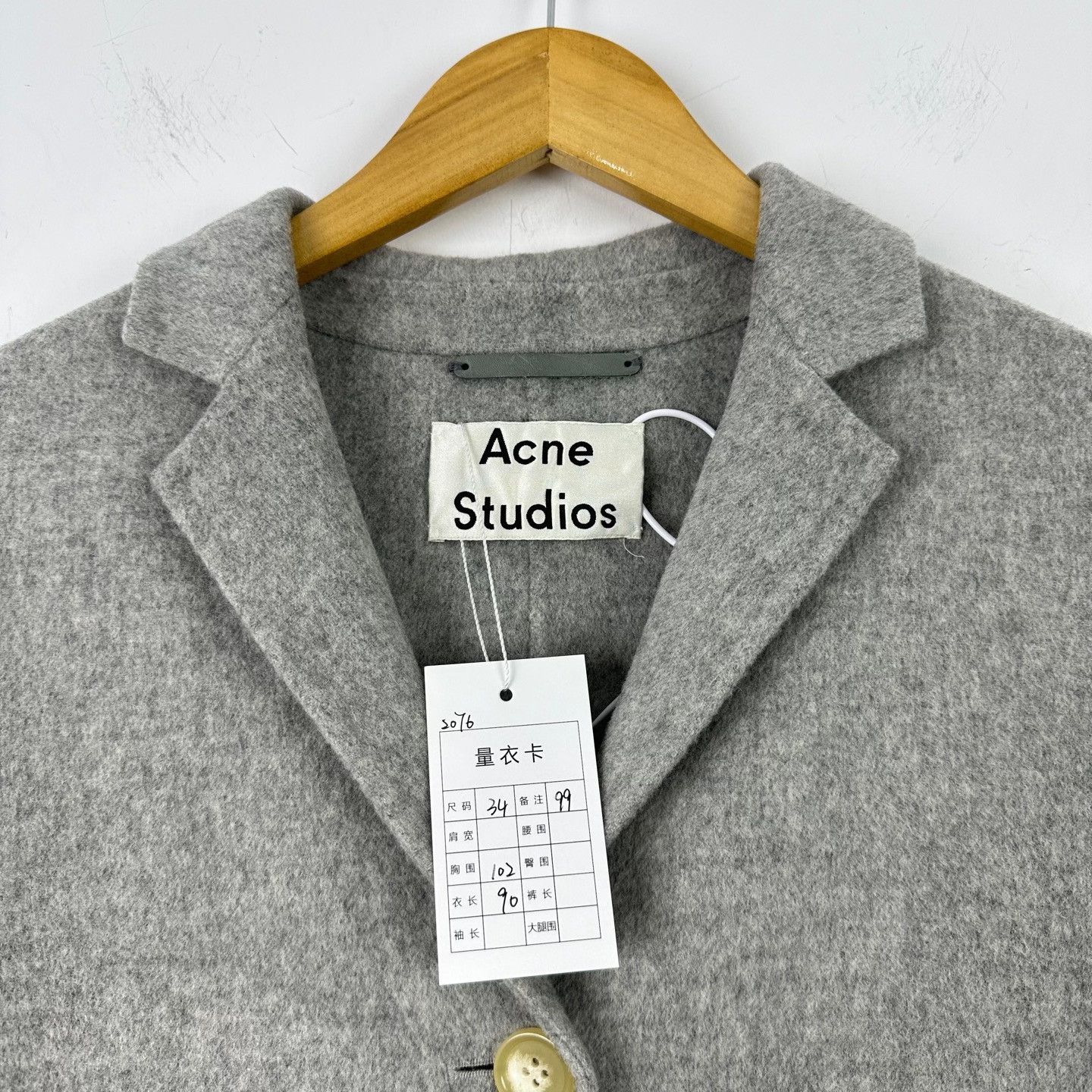 Acne Studios Acne Studios Wool Cashmere Elsa Doublé Coat 34 Size XS / US 0-2 / IT 36-38 - 4 Thumbnail