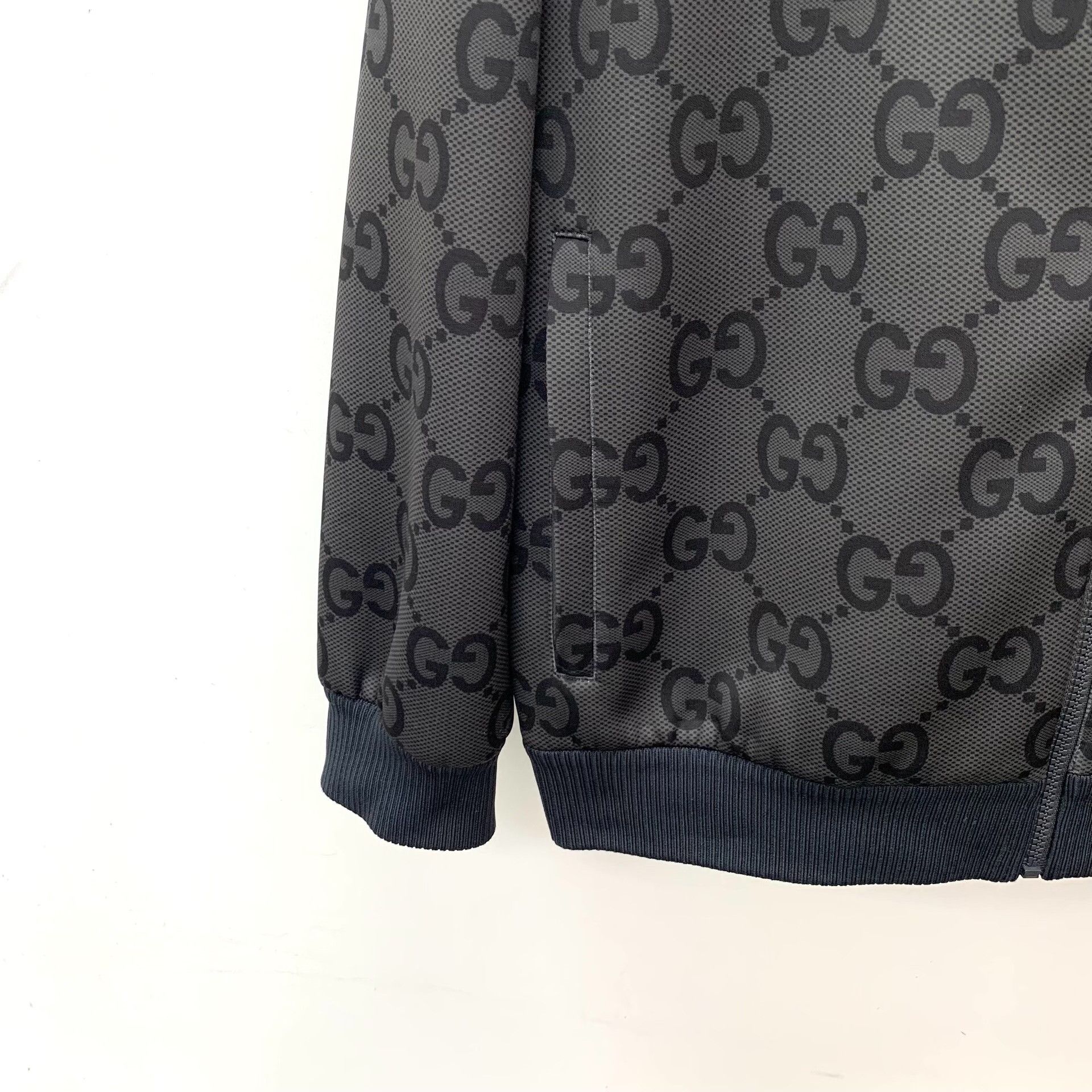 Gucci Gucci GG Logo Jacquard Zip Hoodie XL Size US XL / EU 56 / 4 - 5 Thumbnail