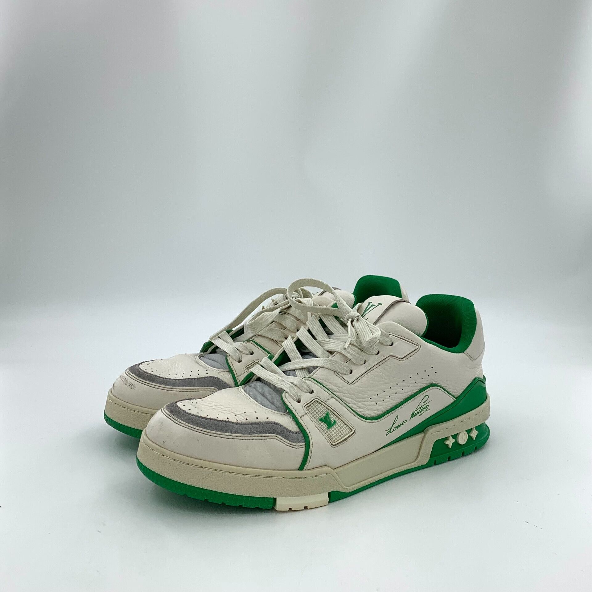 Louis Vuitton Louis Vuitton Green Trainer Sneakers US 9 / EU 42 Size US 9 / EU 42 - 2 Thumbnail