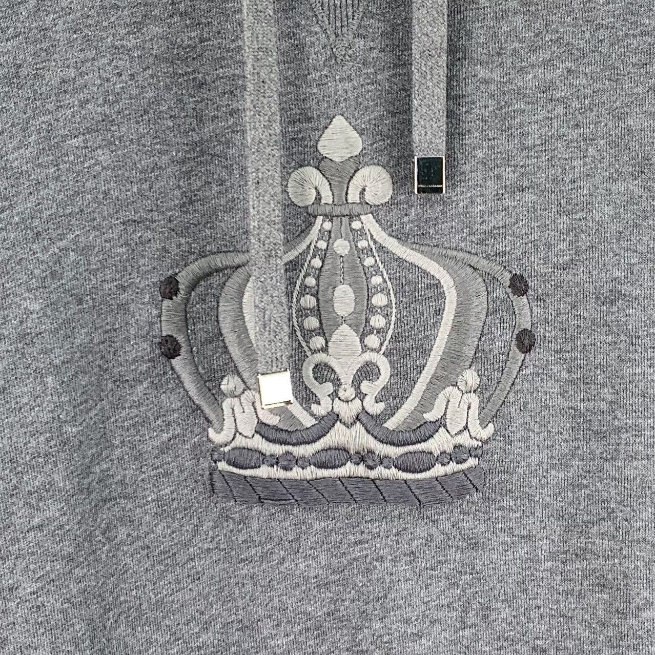 Dolce & Gabbana Dolce & Gabbana Crown Embroidery Hoodie 46 Size US S / EU 44-46 / 1 - 5 Thumbnail