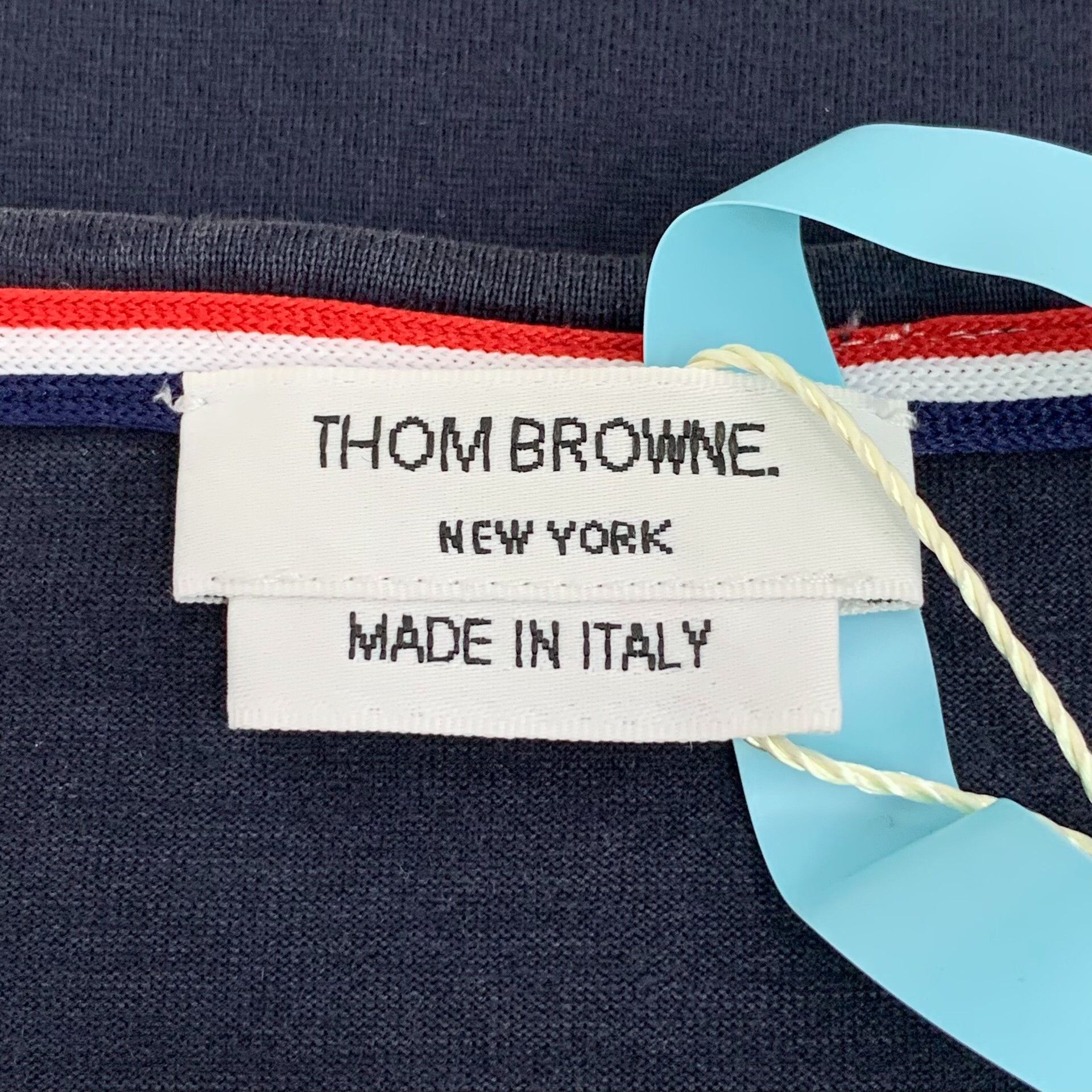 Thom Browne Thom Browne Striped Pocket T-Shirt Size 4 Size US XL / EU 56 / 4 - 7 Thumbnail